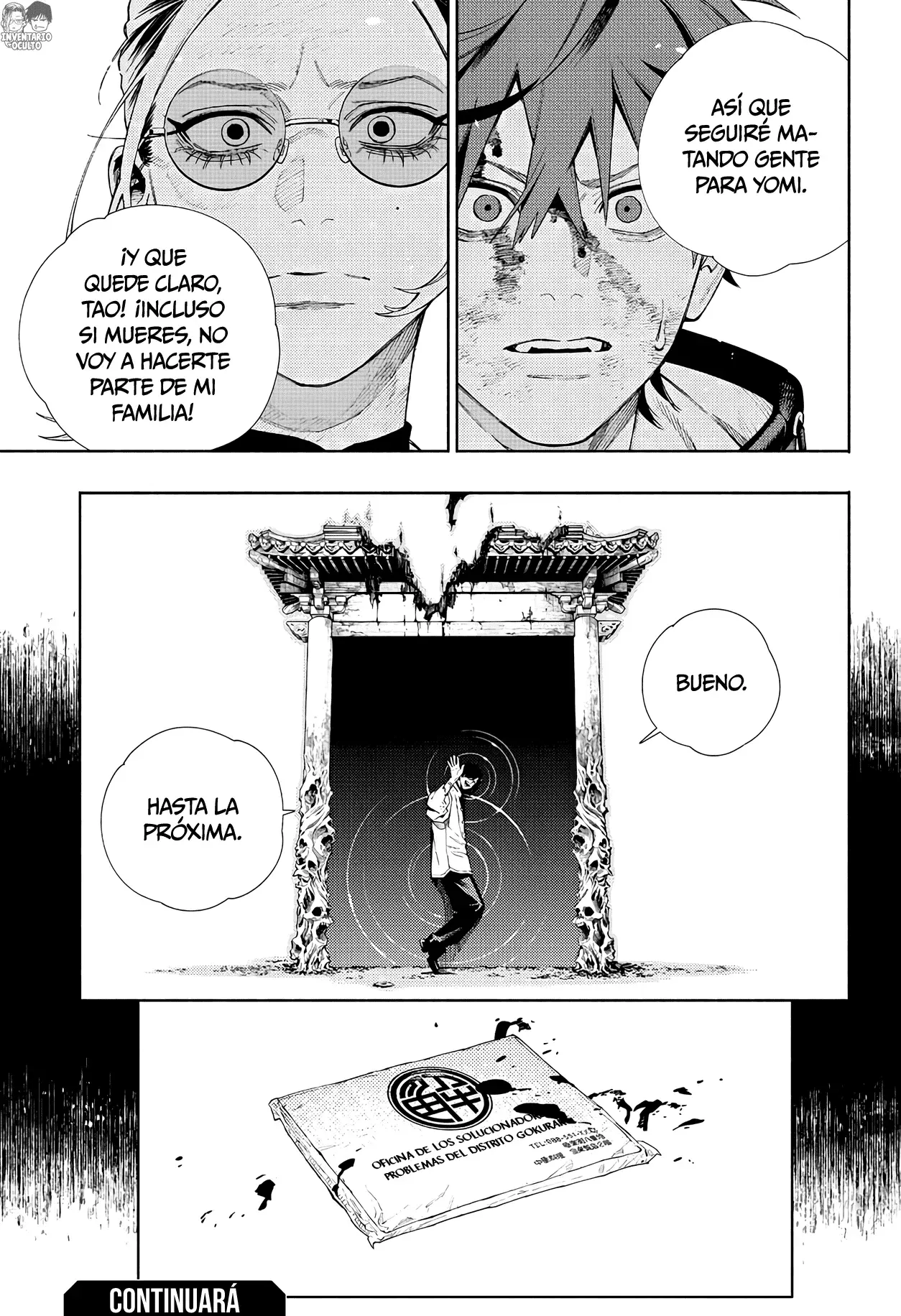 Gokurakugai Capítulo 15 - Página 36 en español