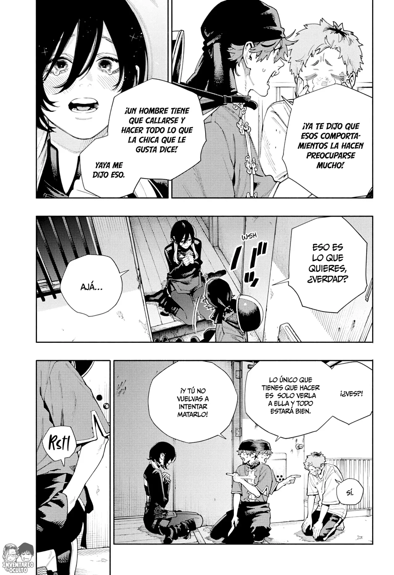 Gokurakugai Capítulo 17 - Página 8 en español