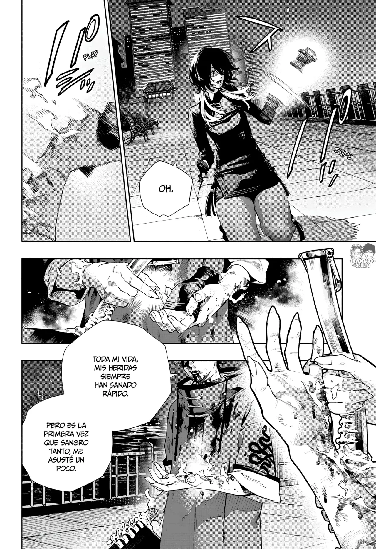 Gokurakugai Capítulo 19 - Página 21 en español