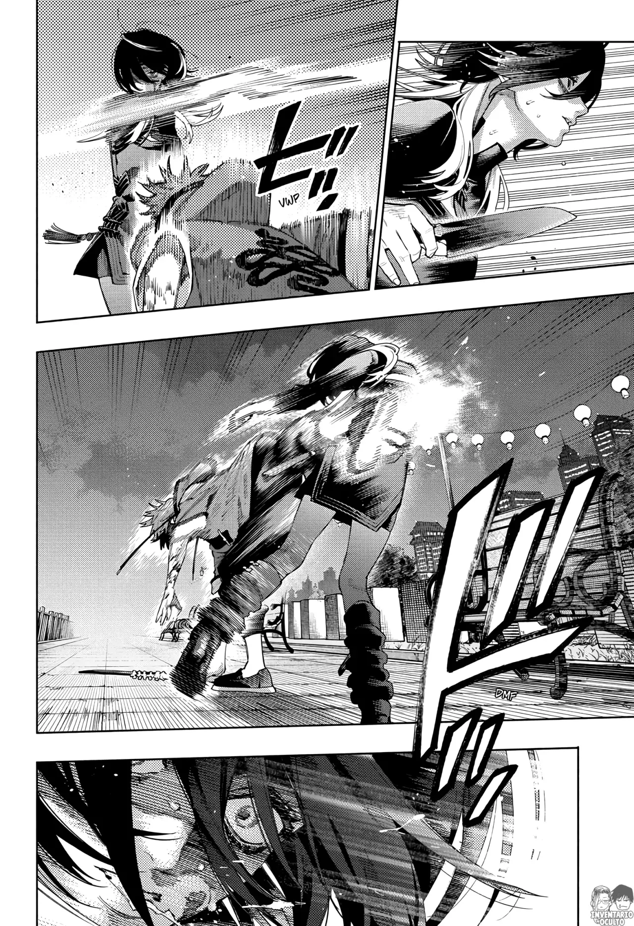 Gokurakugai Capítulo 19 - Página 23 en español