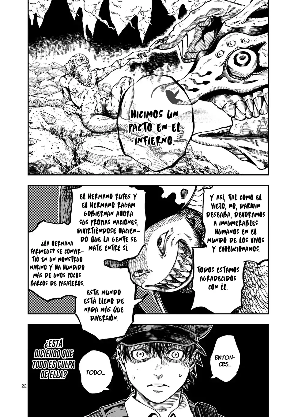 Darwin No Taizai Capítulo 1 - Página 23 en español