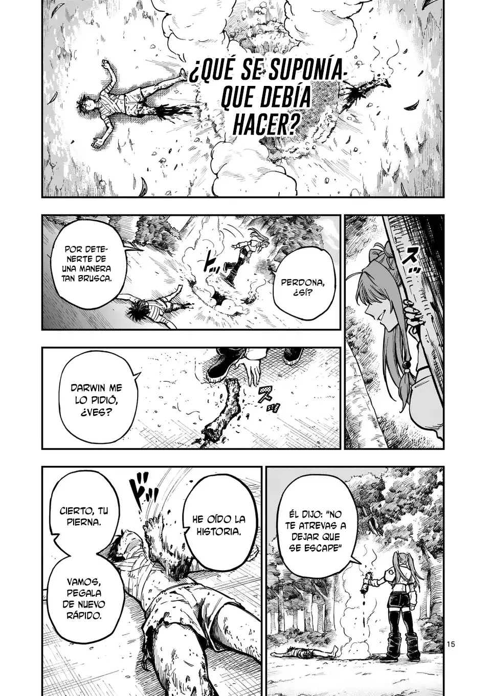 Darwin No Taizai Capítulo 2 - Página 16 en español