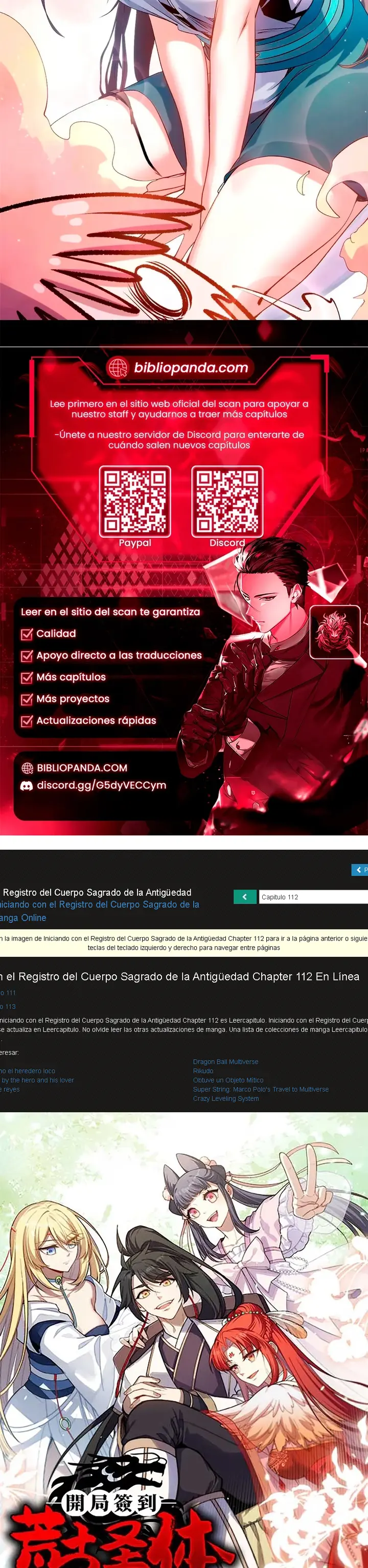 Iniciando con el Registro del Cuerpo Sagrado de la Antigüedad Capítulo 112 - Página 23 en español