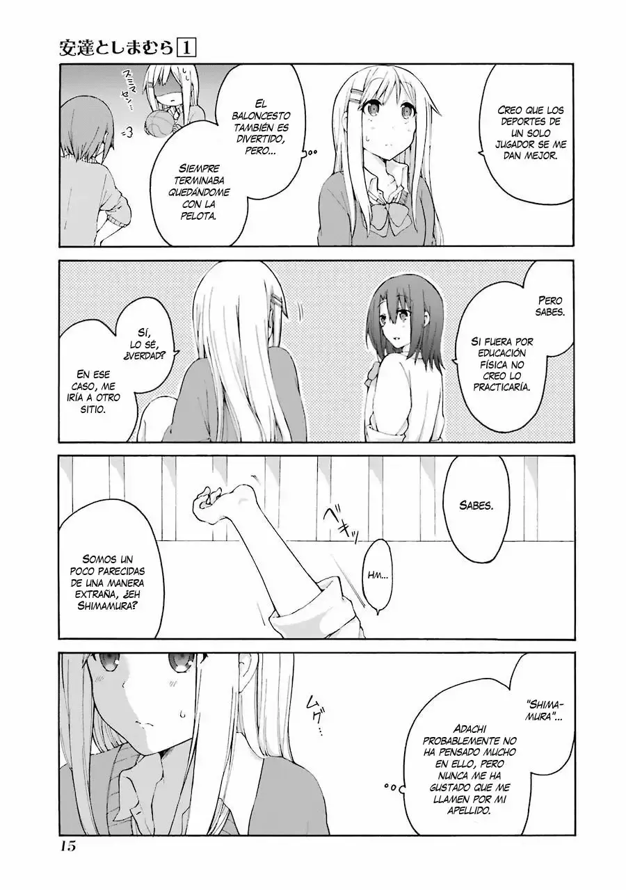 Adachi to Shimamura Capítulo 1 - Página 17 en español