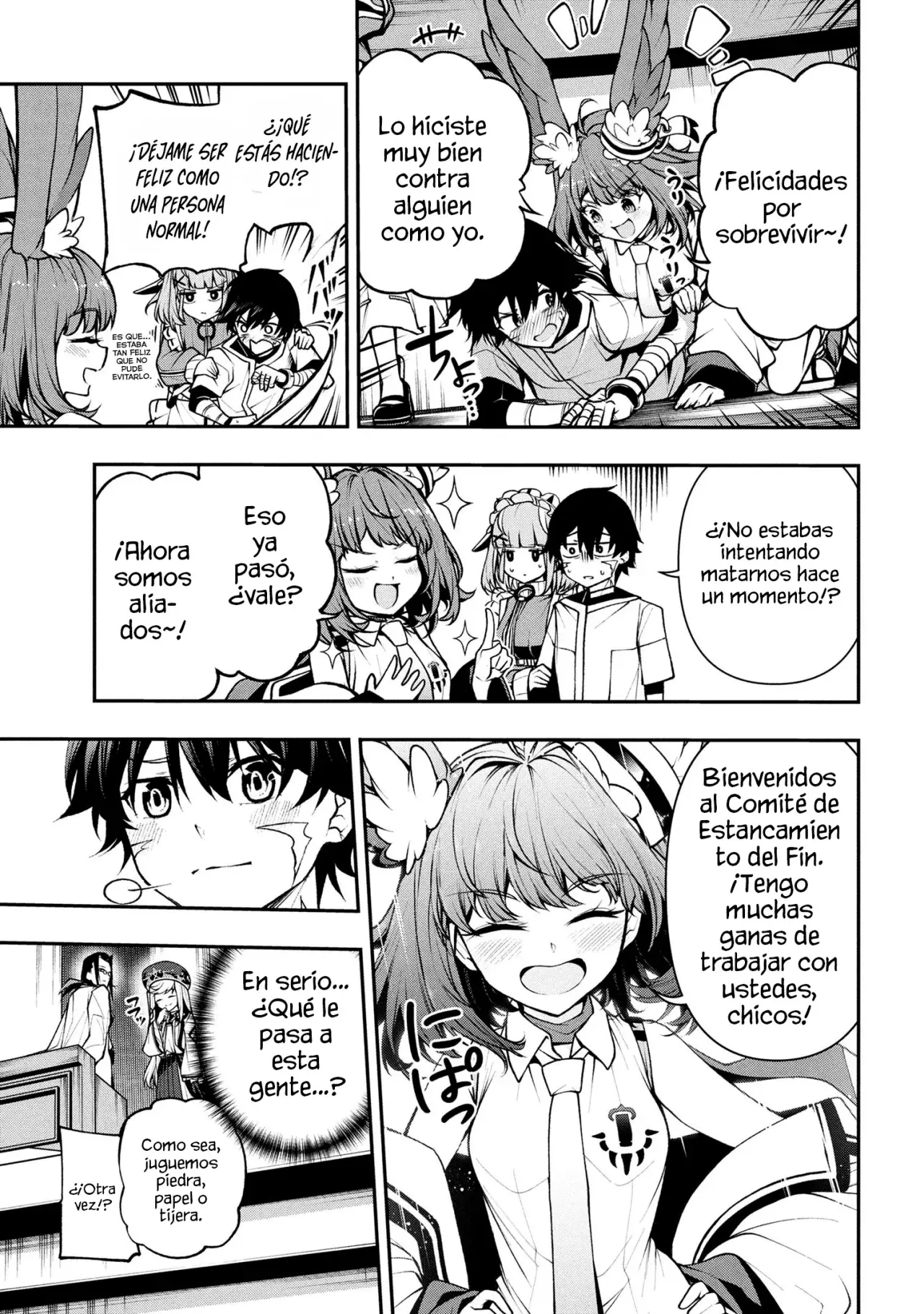 KOCHIRA, SHUUMATSU TEITAI IINKAI Capítulo 3.3 - Página 8 en español