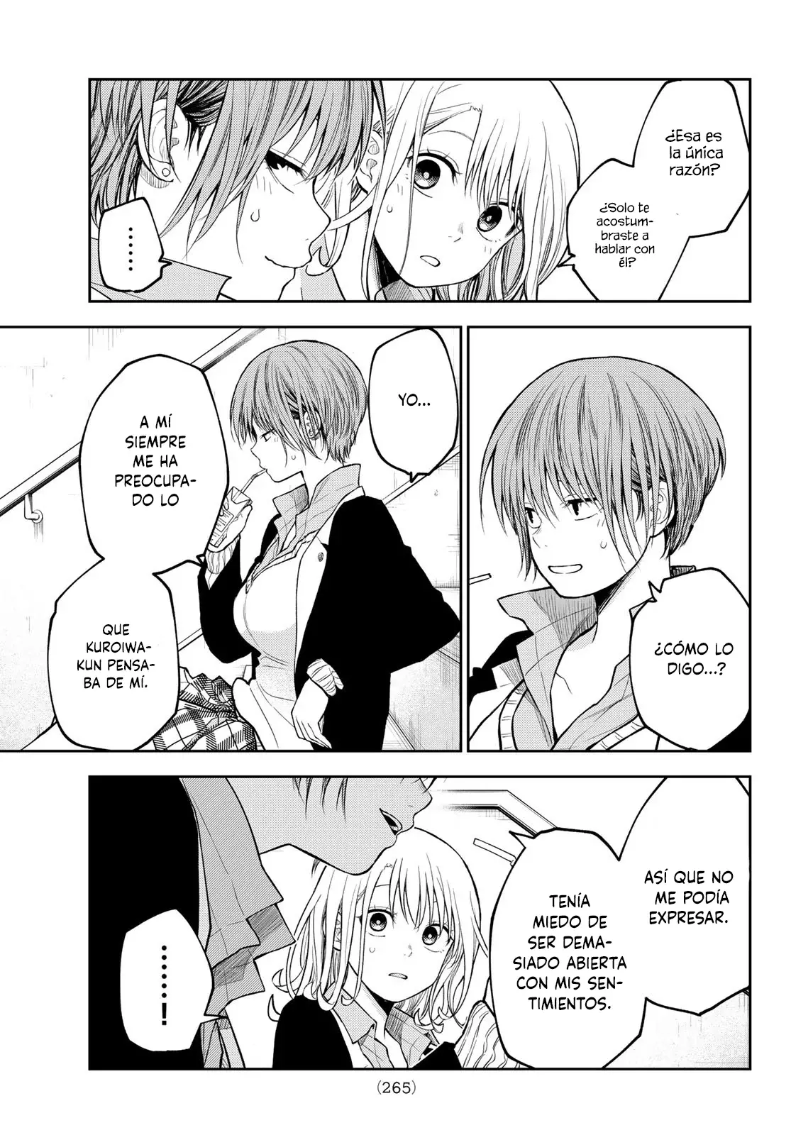 Kuroiwa Medaka Ni Watashi No Kawaii Ga Tsuujinai Capítulo 124 - Página 6 en español