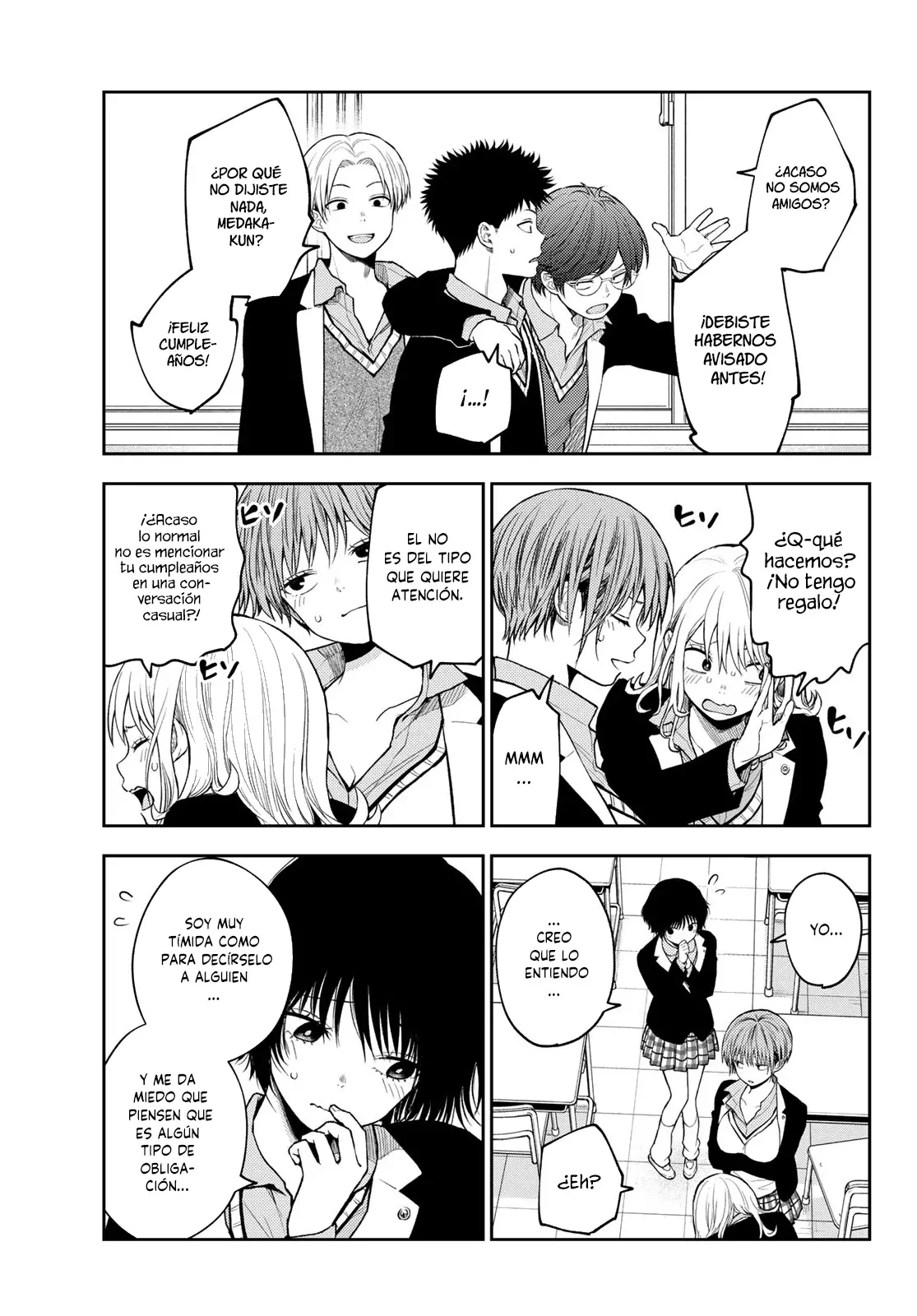 Kuroiwa Medaka Ni Watashi No Kawaii Ga Tsuujinai Capítulo 141 - Página 5 en español