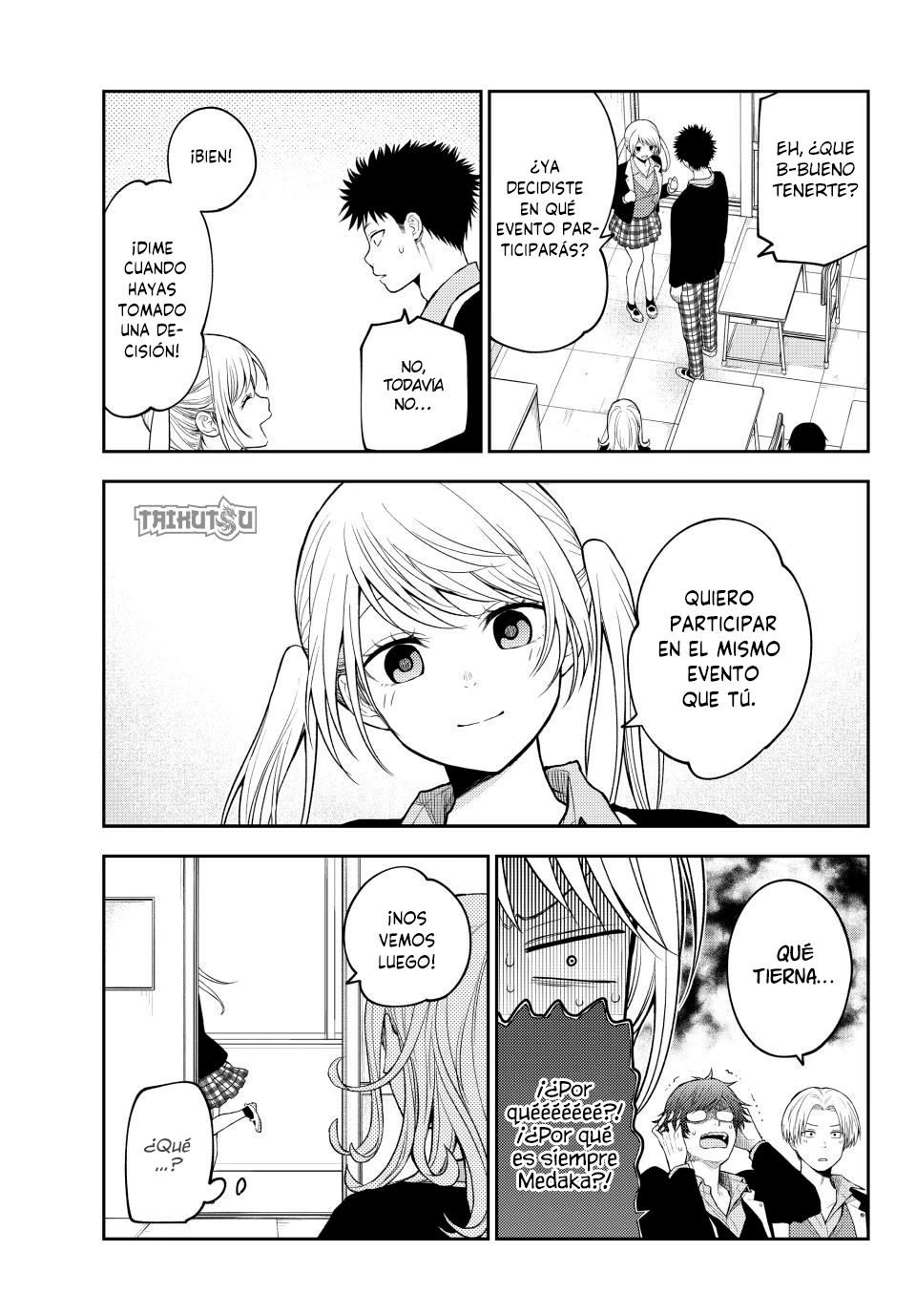 Kuroiwa Medaka Ni Watashi No Kawaii Ga Tsuujinai Capítulo 163 - Página 6 en español