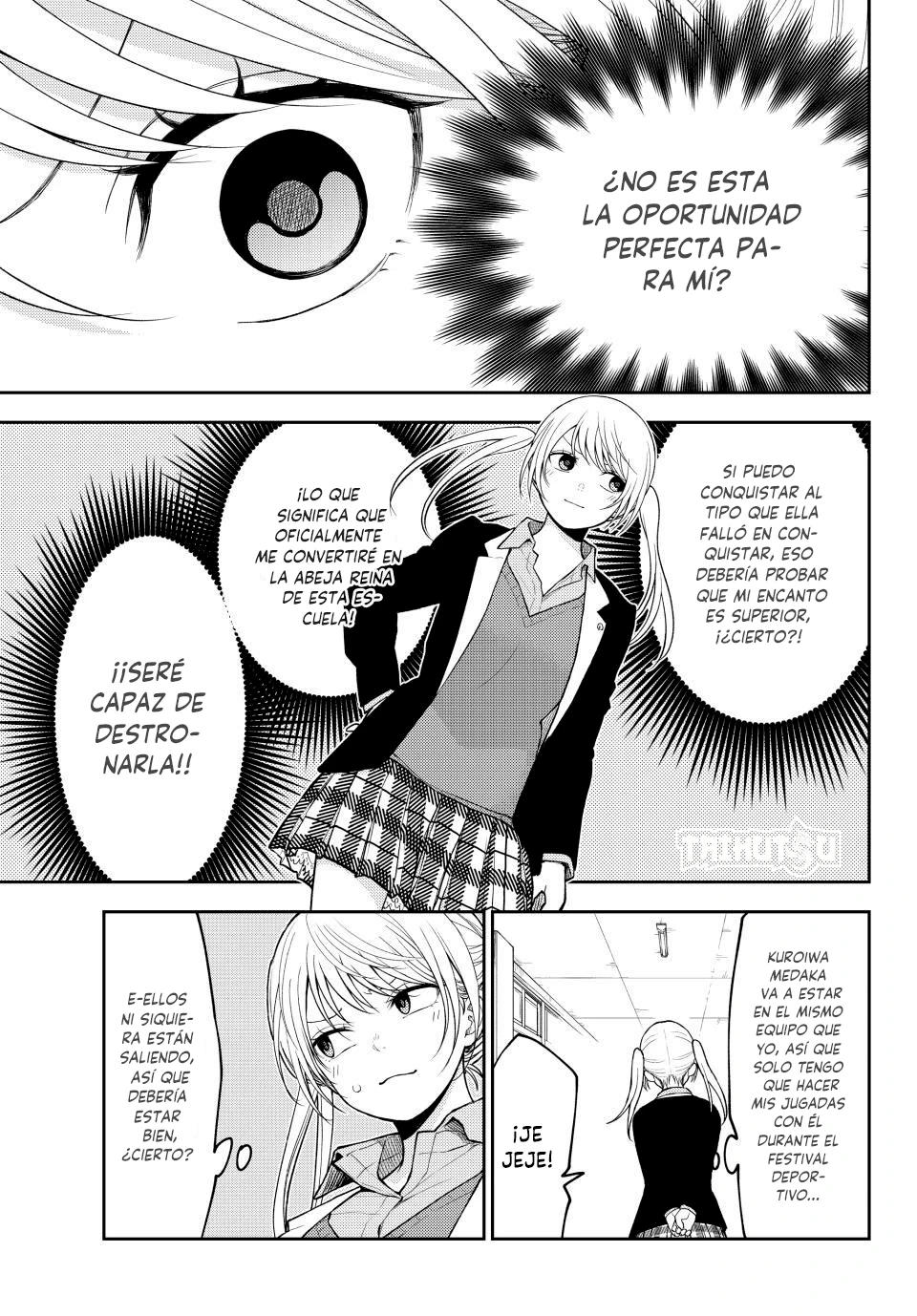 Kuroiwa Medaka Ni Watashi No Kawaii Ga Tsuujinai Capítulo 163 - Página 8 en español