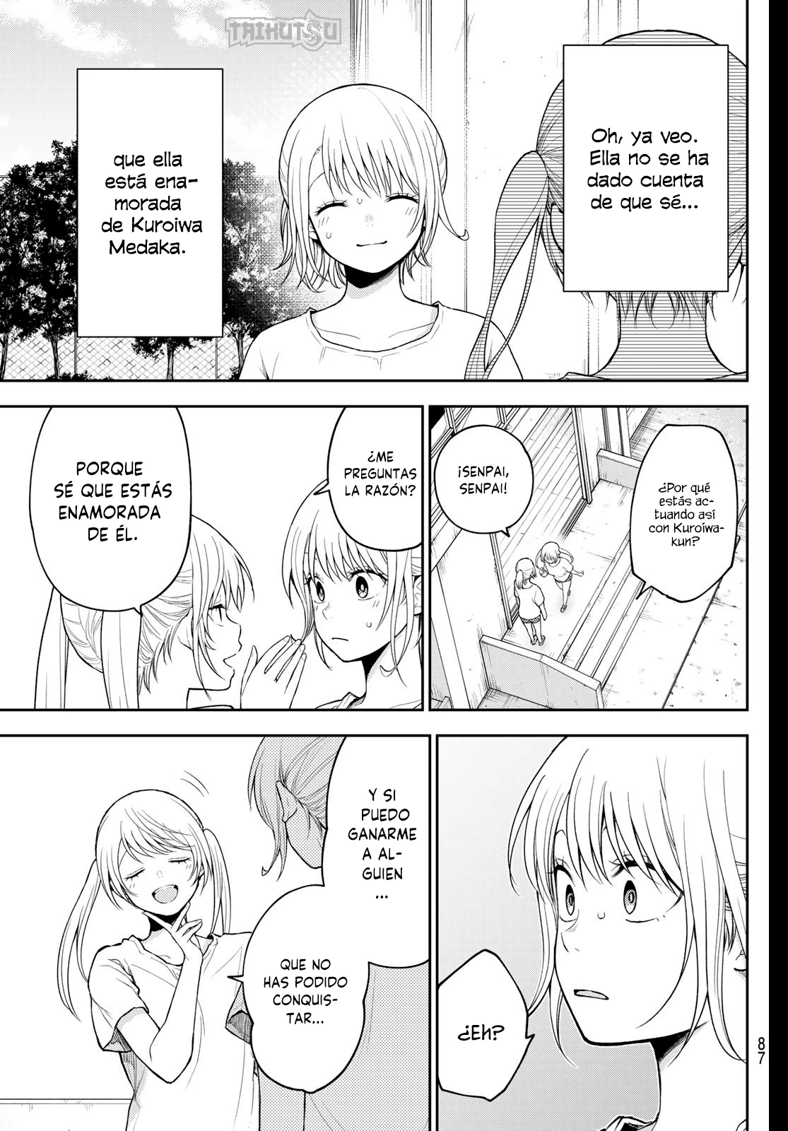 Kuroiwa Medaka Ni Watashi No Kawaii Ga Tsuujinai Capítulo 166 - Página 9 en español