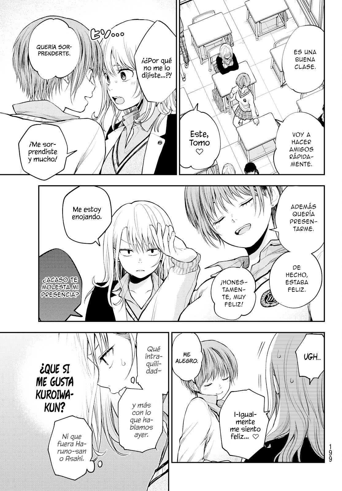 Kuroiwa Medaka Ni Watashi No Kawaii Ga Tsuujinai Capítulo 33 - Página 4 en español