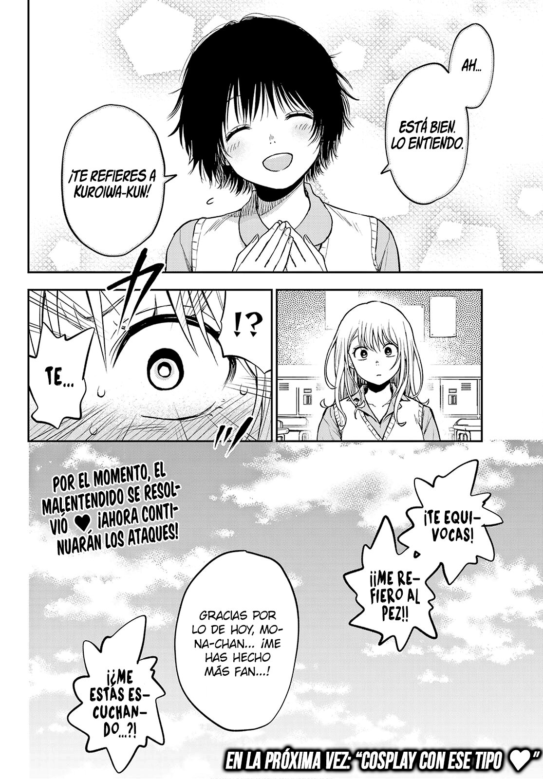 Kuroiwa Medaka Ni Watashi No Kawaii Ga Tsuujinai Capítulo 7 - Página 15 en español