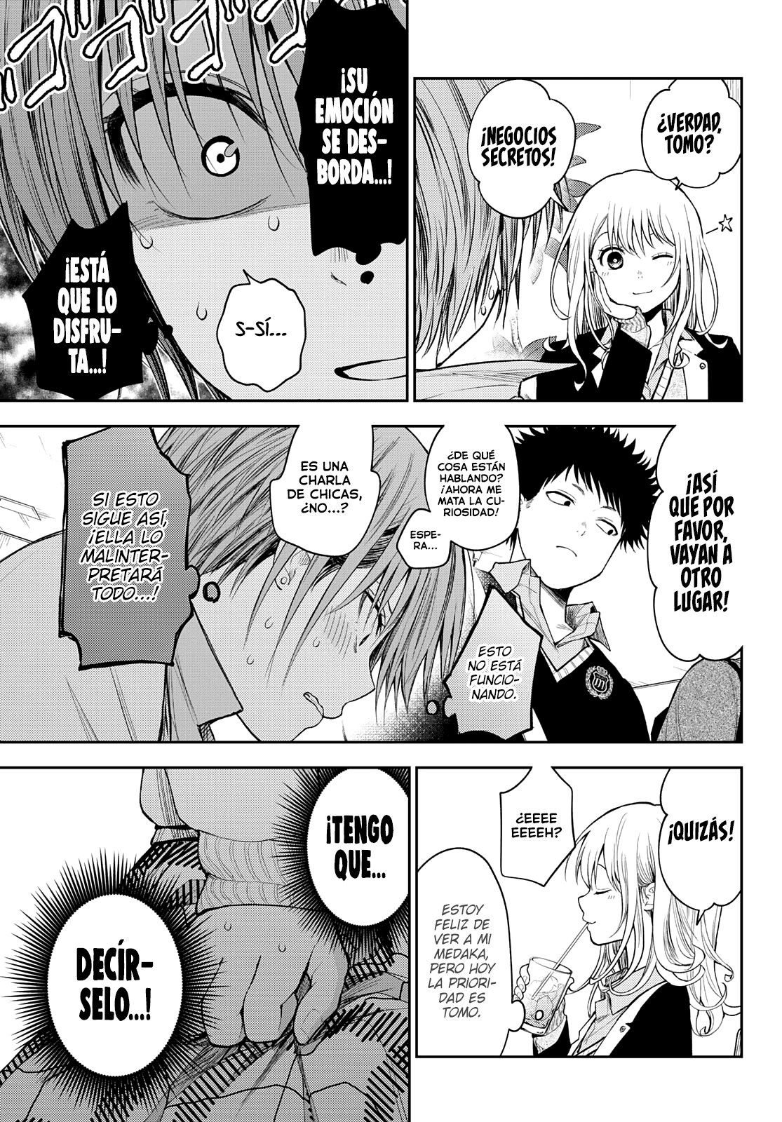 Kuroiwa Medaka Ni Watashi No Kawaii Ga Tsuujinai Capítulo 73 - Página 13 en español
