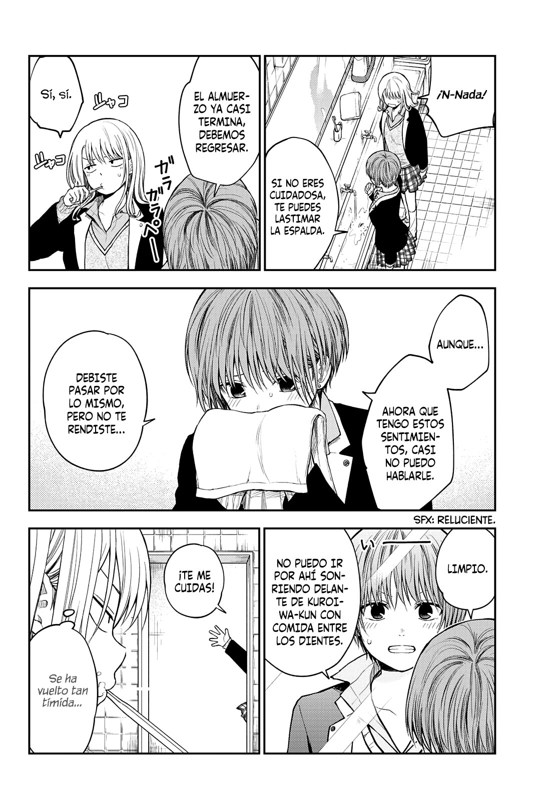 Kuroiwa Medaka Ni Watashi No Kawaii Ga Tsuujinai Capítulo 76 - Página 7 en español