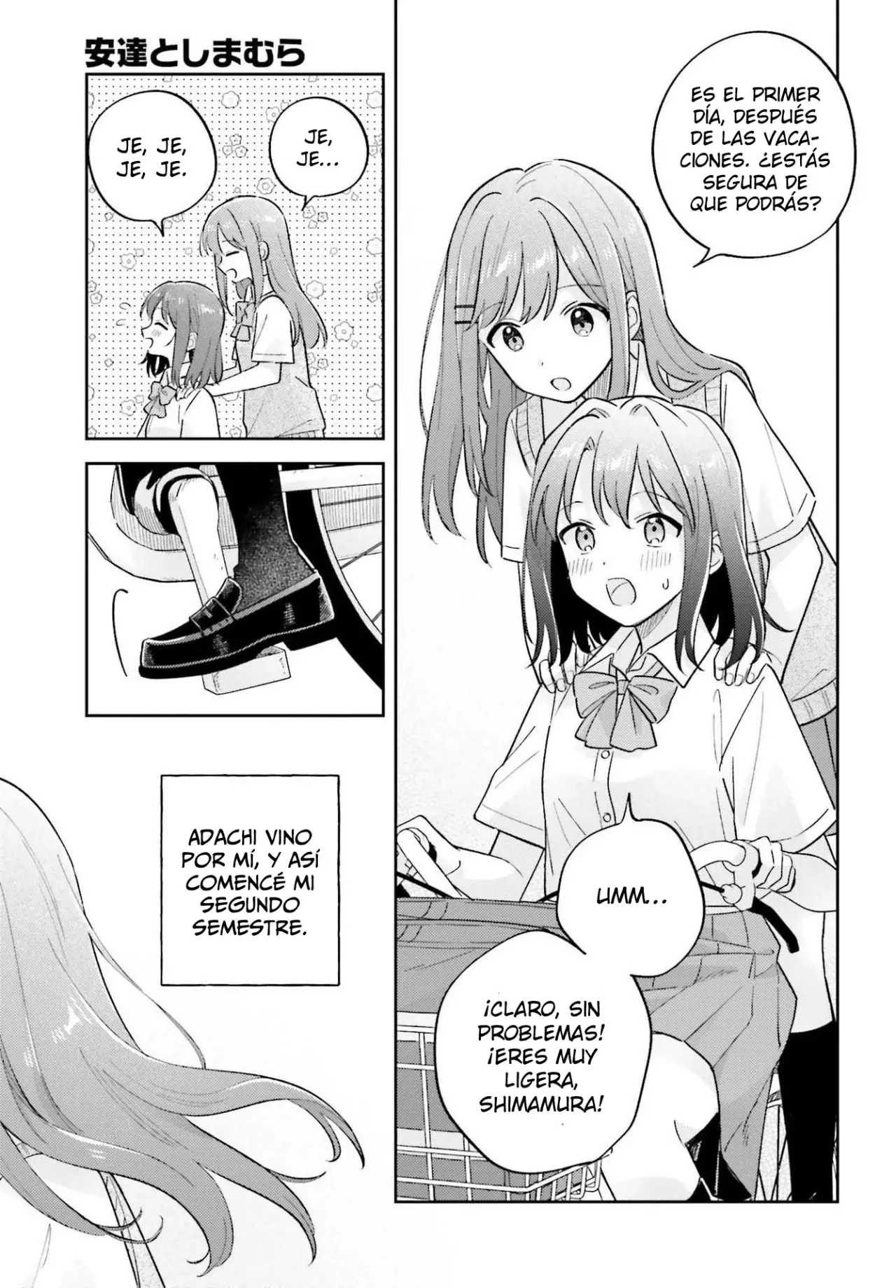 Adachi To Shimamura (Moke ver.) Capítulo 41 - Página 4 en español