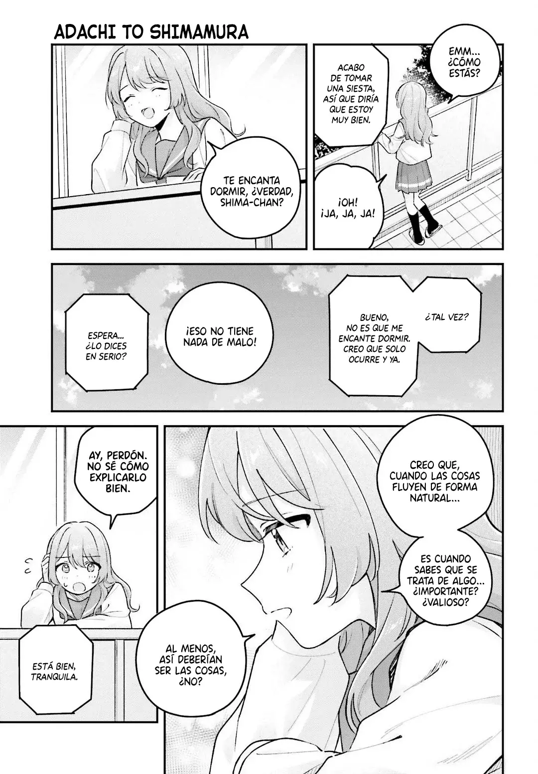 Adachi To Shimamura (Moke ver.) Capítulo 48 - Página 17 en español