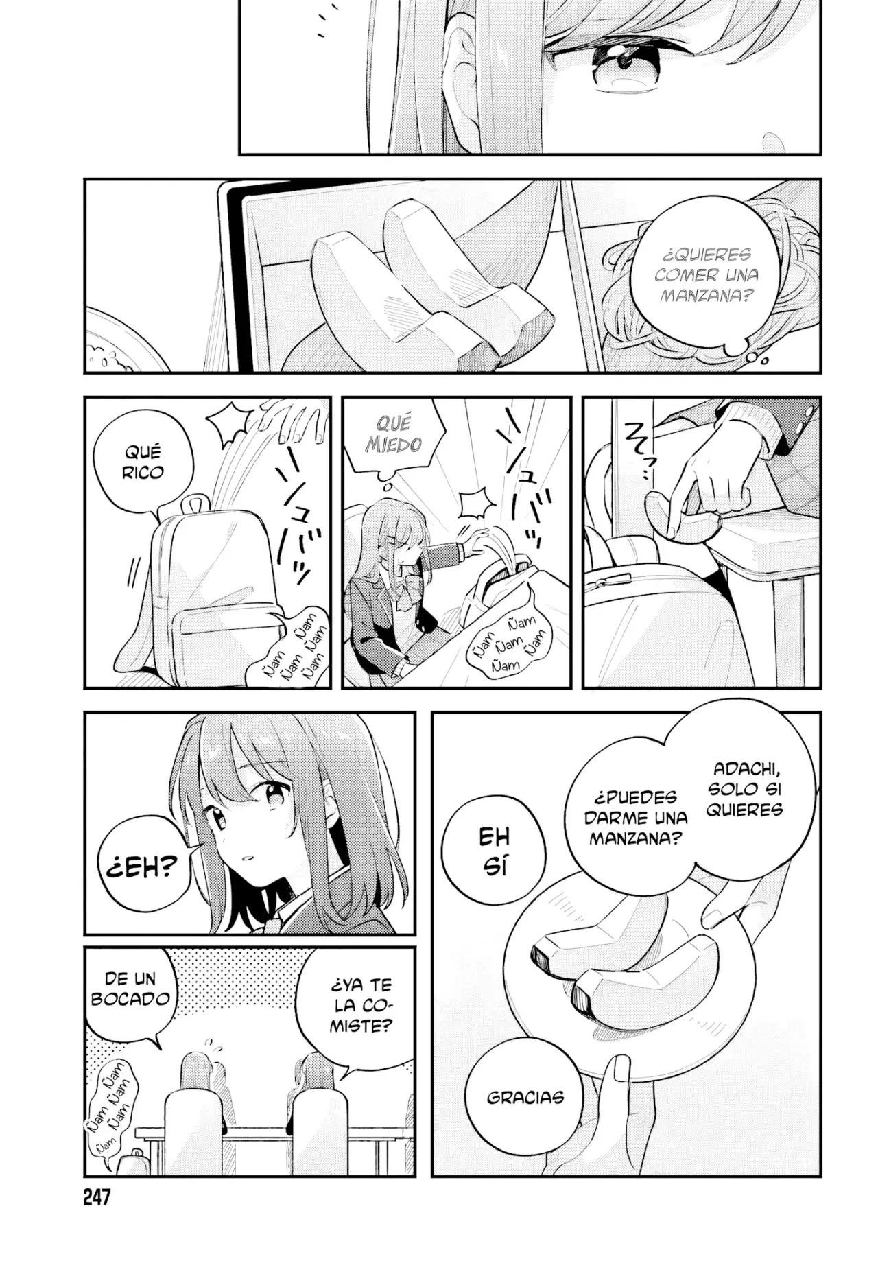 Adachi To Shimamura (Moke ver.) Capítulo 50 - Página 19 en español