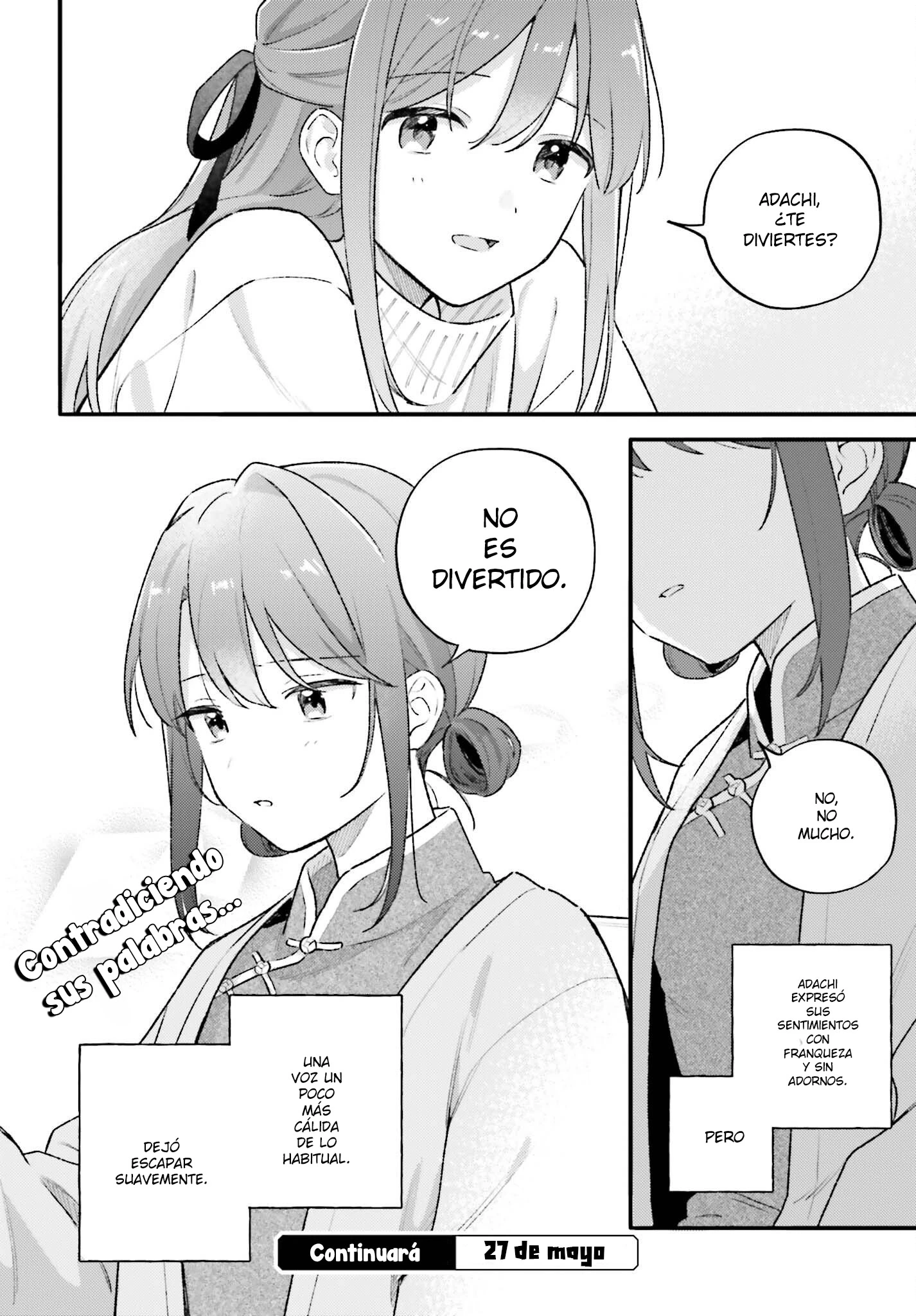 Adachi To Shimamura (Moke ver.) Capítulo 56 - Página 21 en español