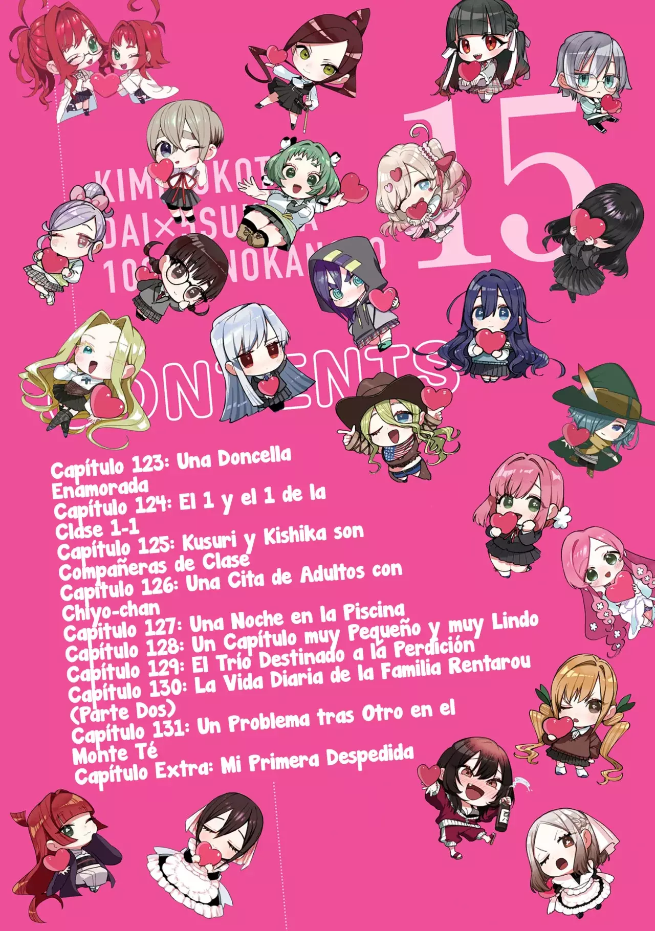 Kimi no koto ga Dai Dai Dai Dai Daisuki na 100-nin no Kanojo Capítulo 131.5 - Página 5 en español