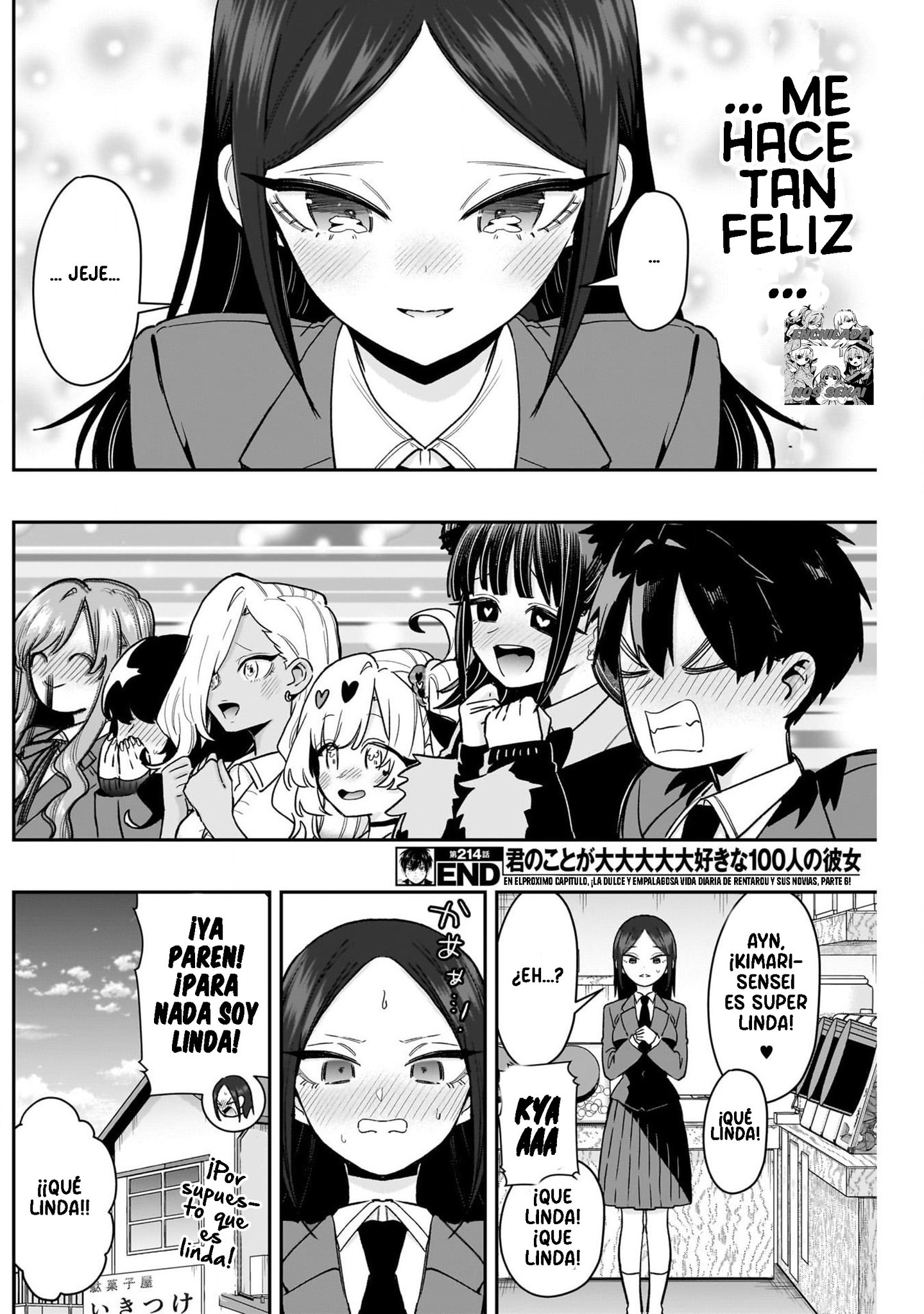Kimi no koto ga Dai Dai Dai Dai Daisuki na 100-nin no Kanojo Capítulo 214 - Página 19 en español