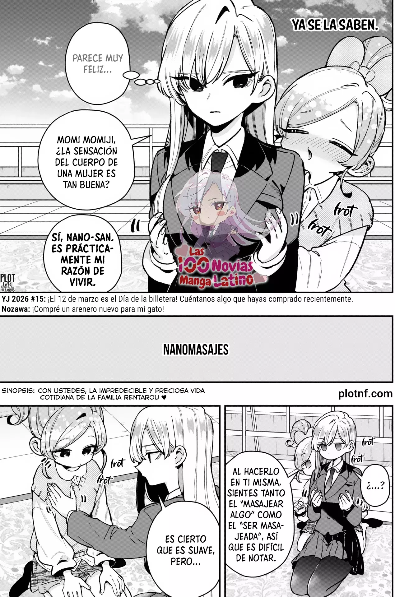Kimi no koto ga Dai Dai Dai Dai Daisuki na 100-nin no Kanojo Capítulo 245 - Página 4 en español