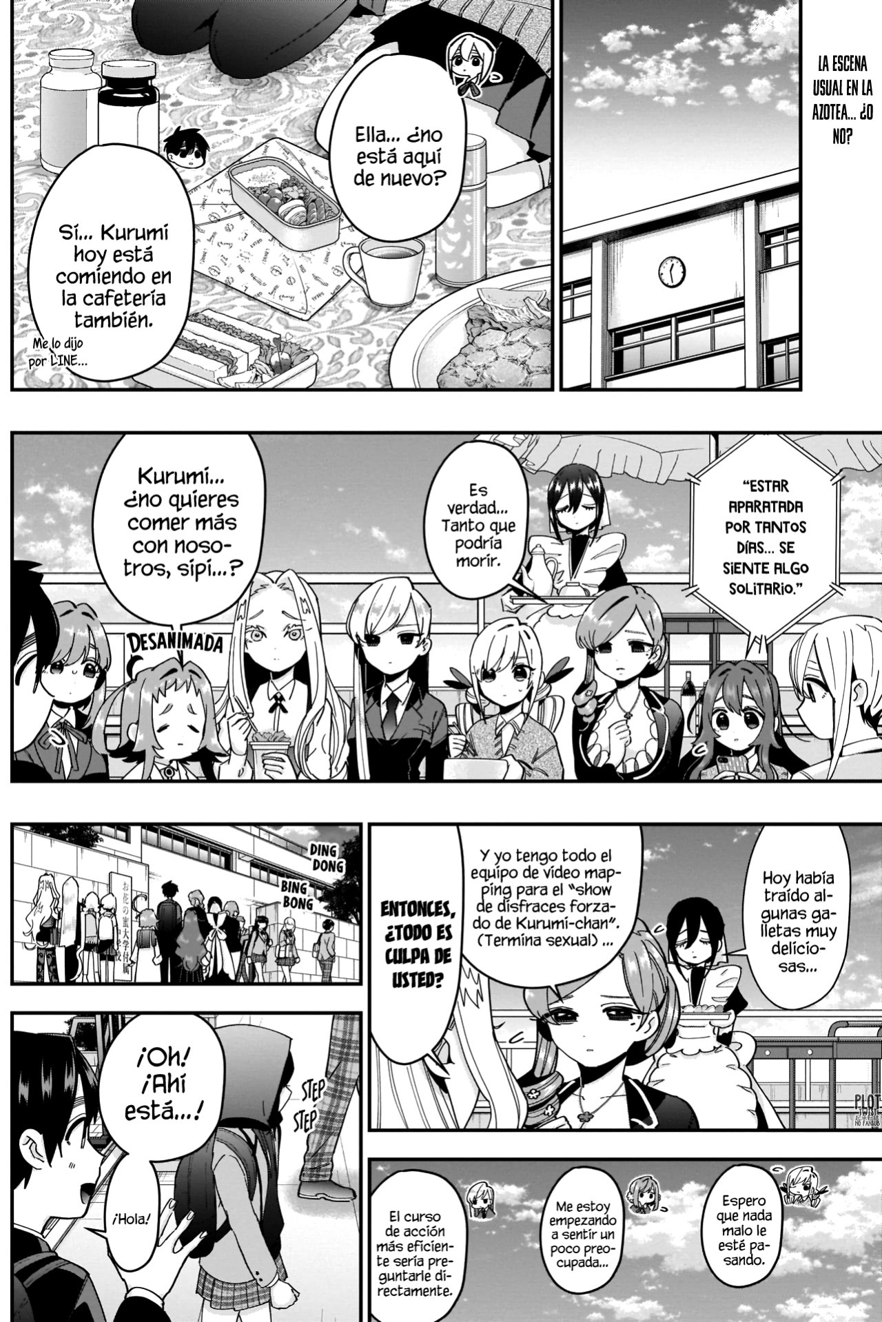 Kimi no koto ga Dai Dai Dai Dai Daisuki na 100-nin no Kanojo Capítulo 44 - Página 4 en español