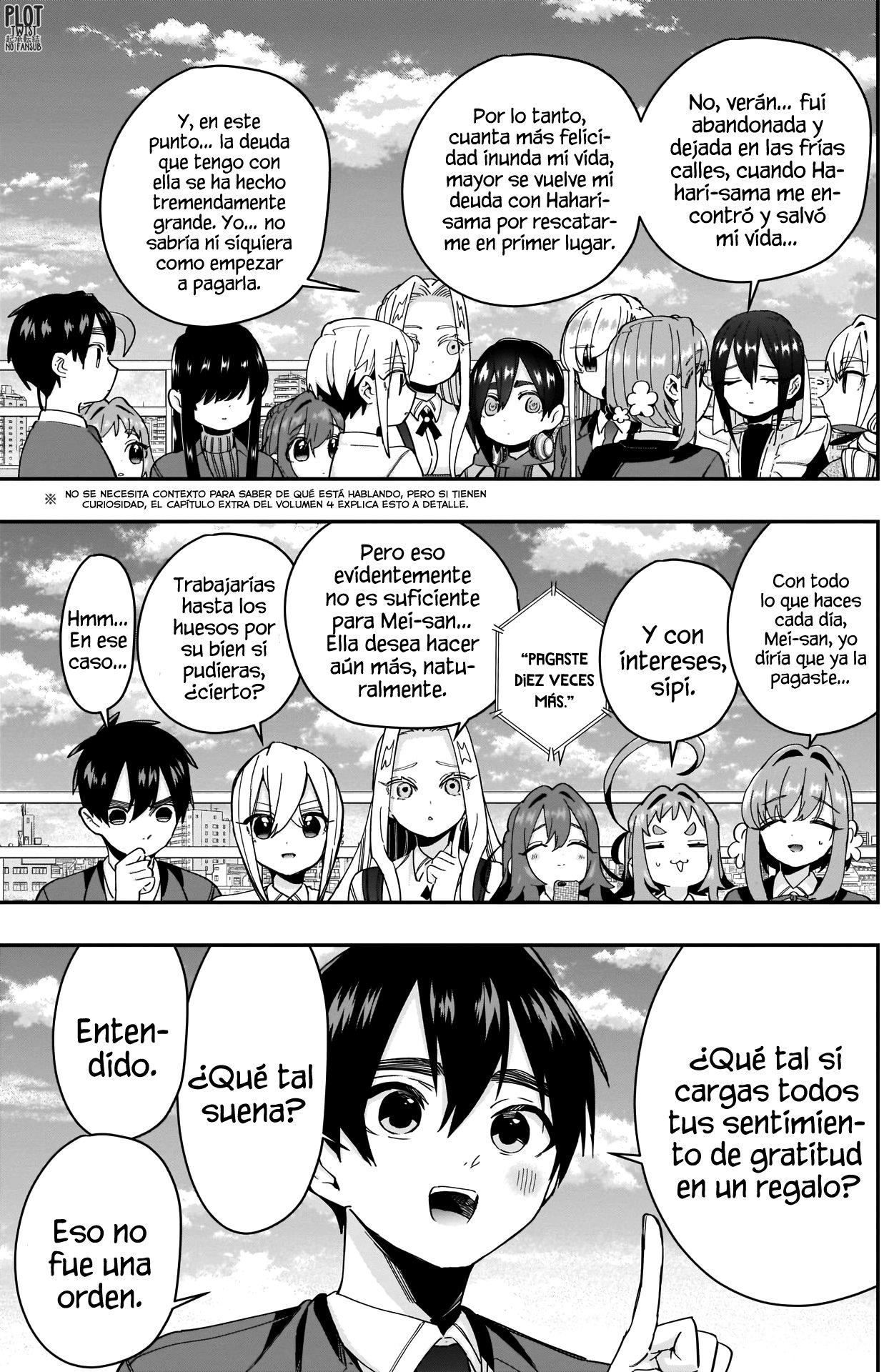 Kimi no koto ga Dai Dai Dai Dai Daisuki na 100-nin no Kanojo Capítulo 47 - Página 4 en español