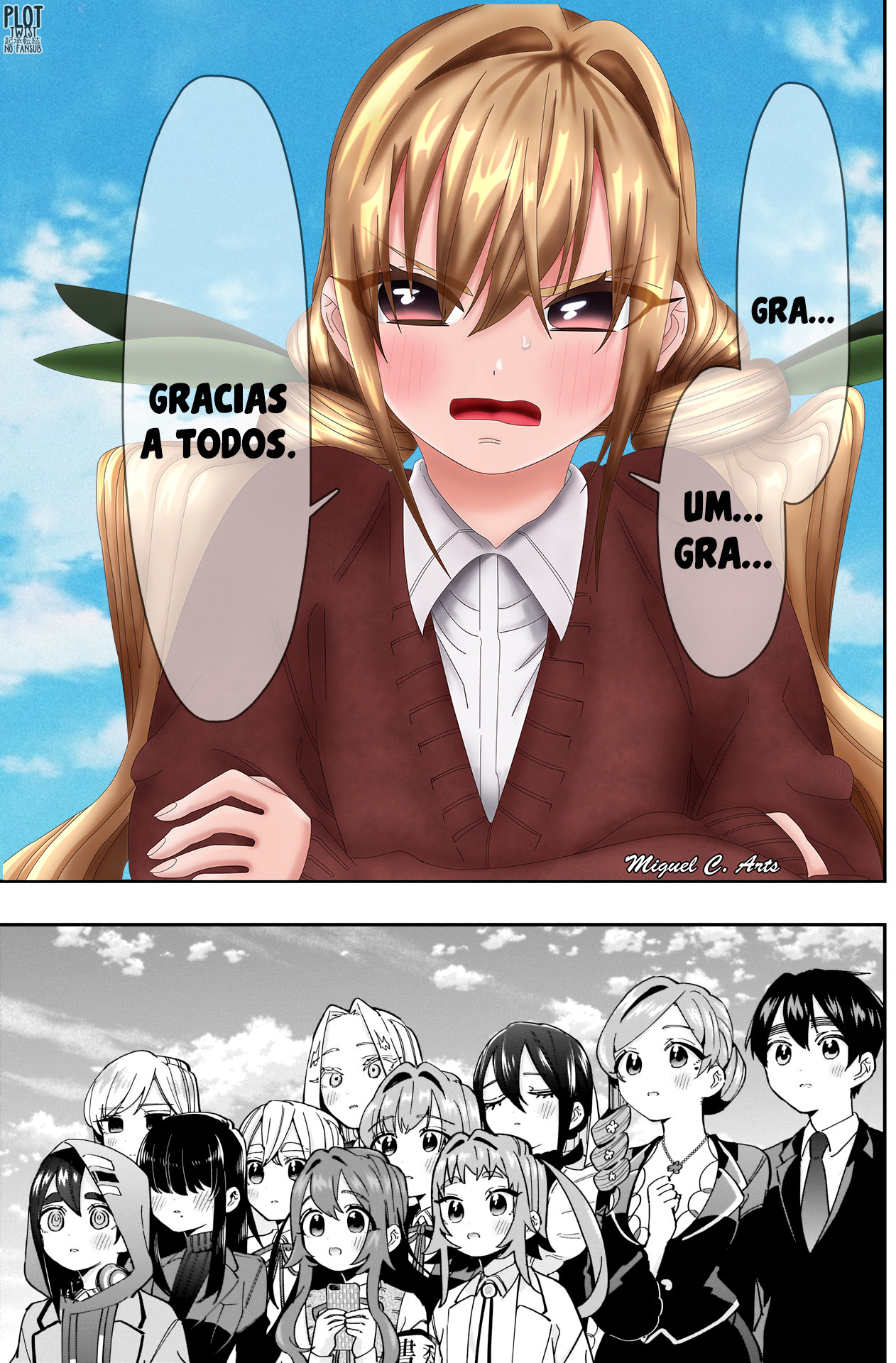 Kimi no koto ga Dai Dai Dai Dai Daisuki na 100-nin no Kanojo Capítulo 50 - Página 17 en español