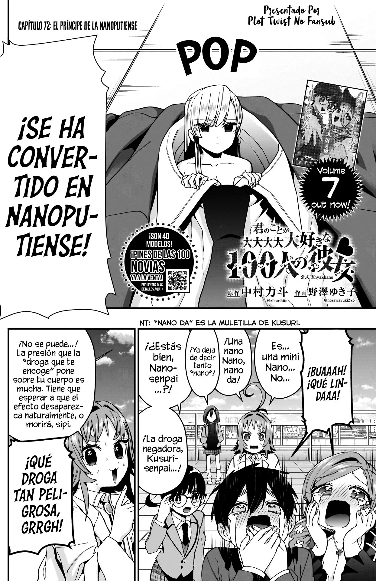 Kimi no koto ga Dai Dai Dai Dai Daisuki na 100-nin no Kanojo Capítulo 72 - Página 3 en español