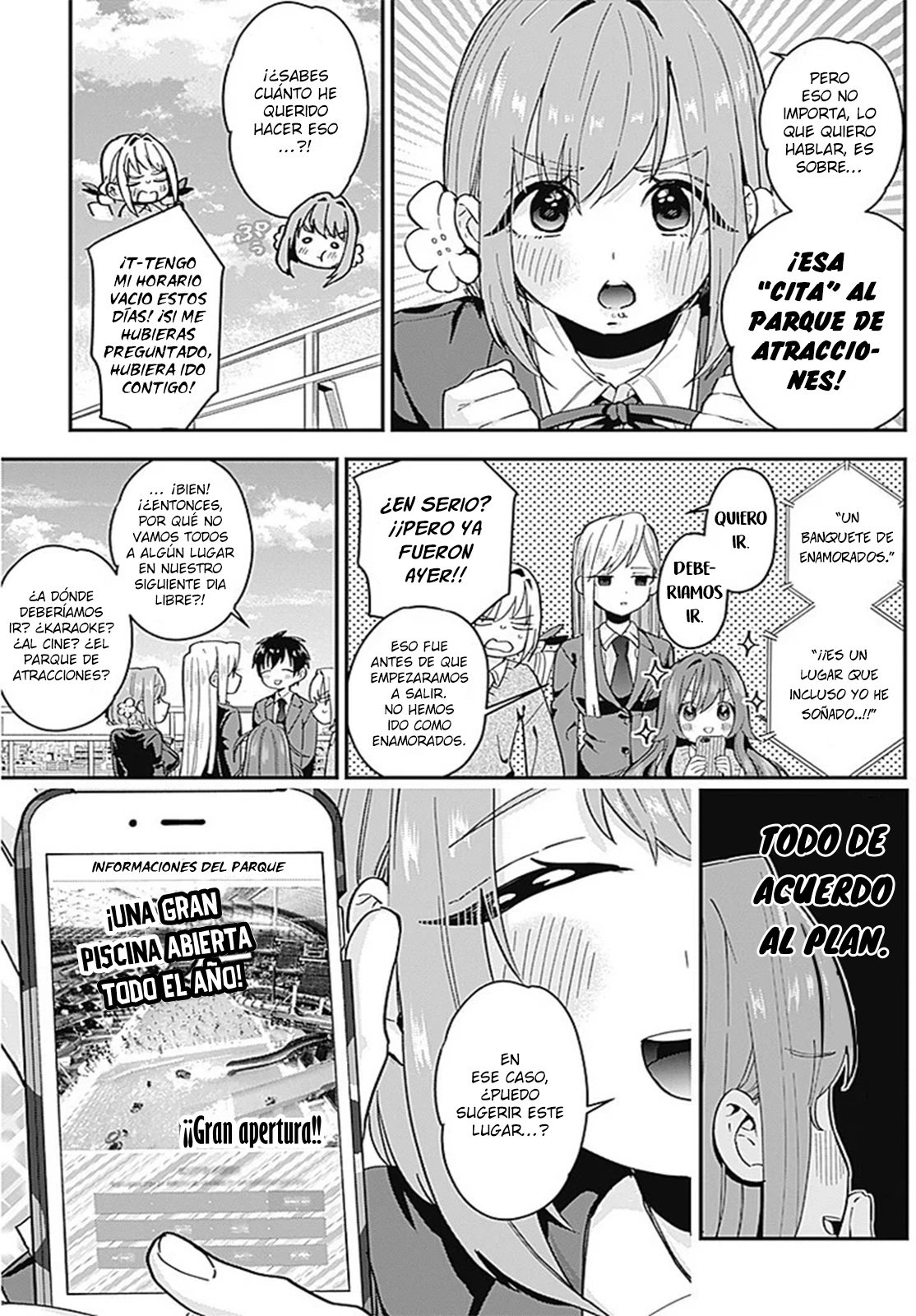 Kimi no koto ga Dai Dai Dai Dai Daisuki na 100-nin no Kanojo Capítulo 8 - Página 4 en español