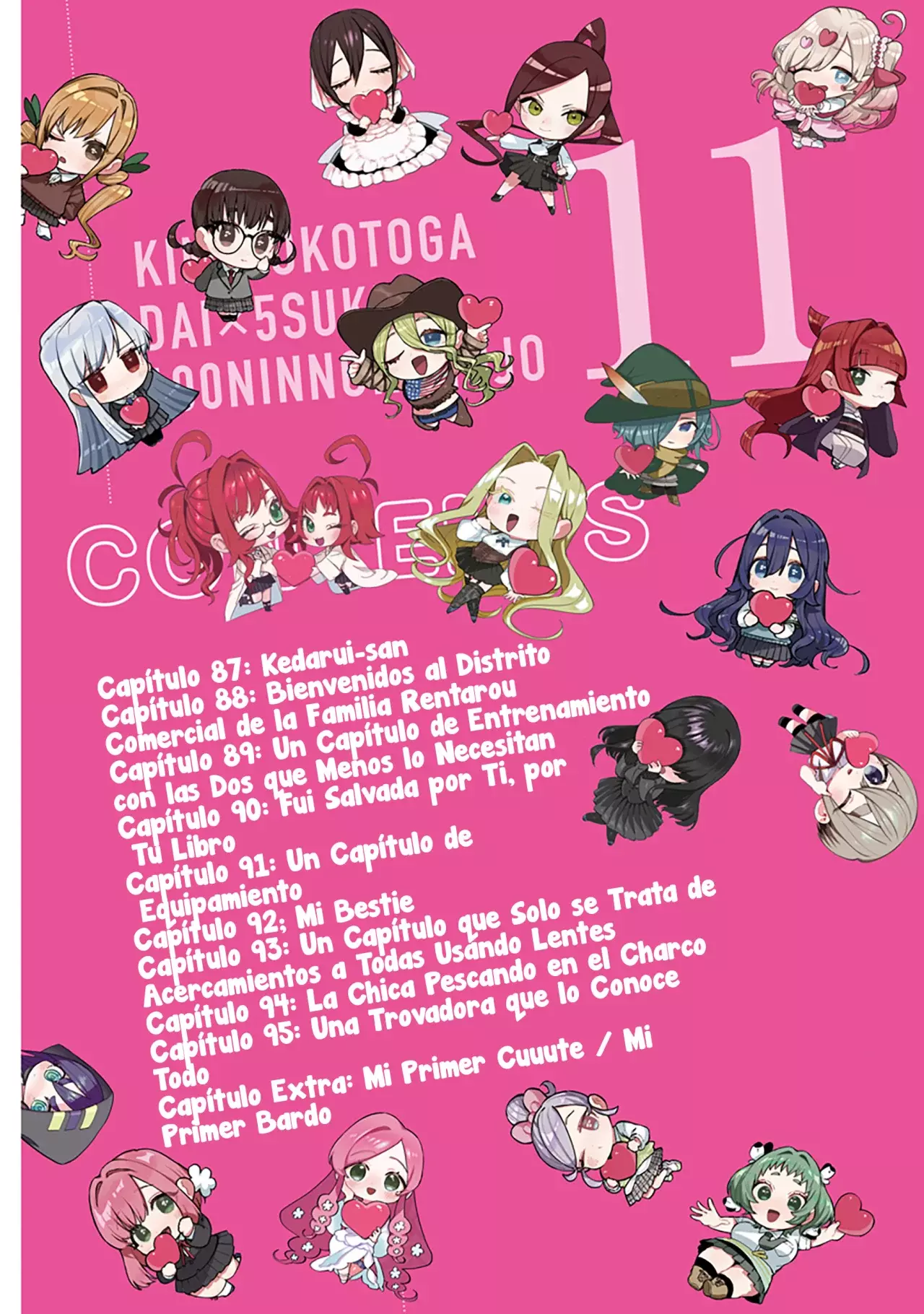 Kimi no koto ga Dai Dai Dai Dai Daisuki na 100-nin no Kanojo Capítulo 95.5 - Página 5 en español