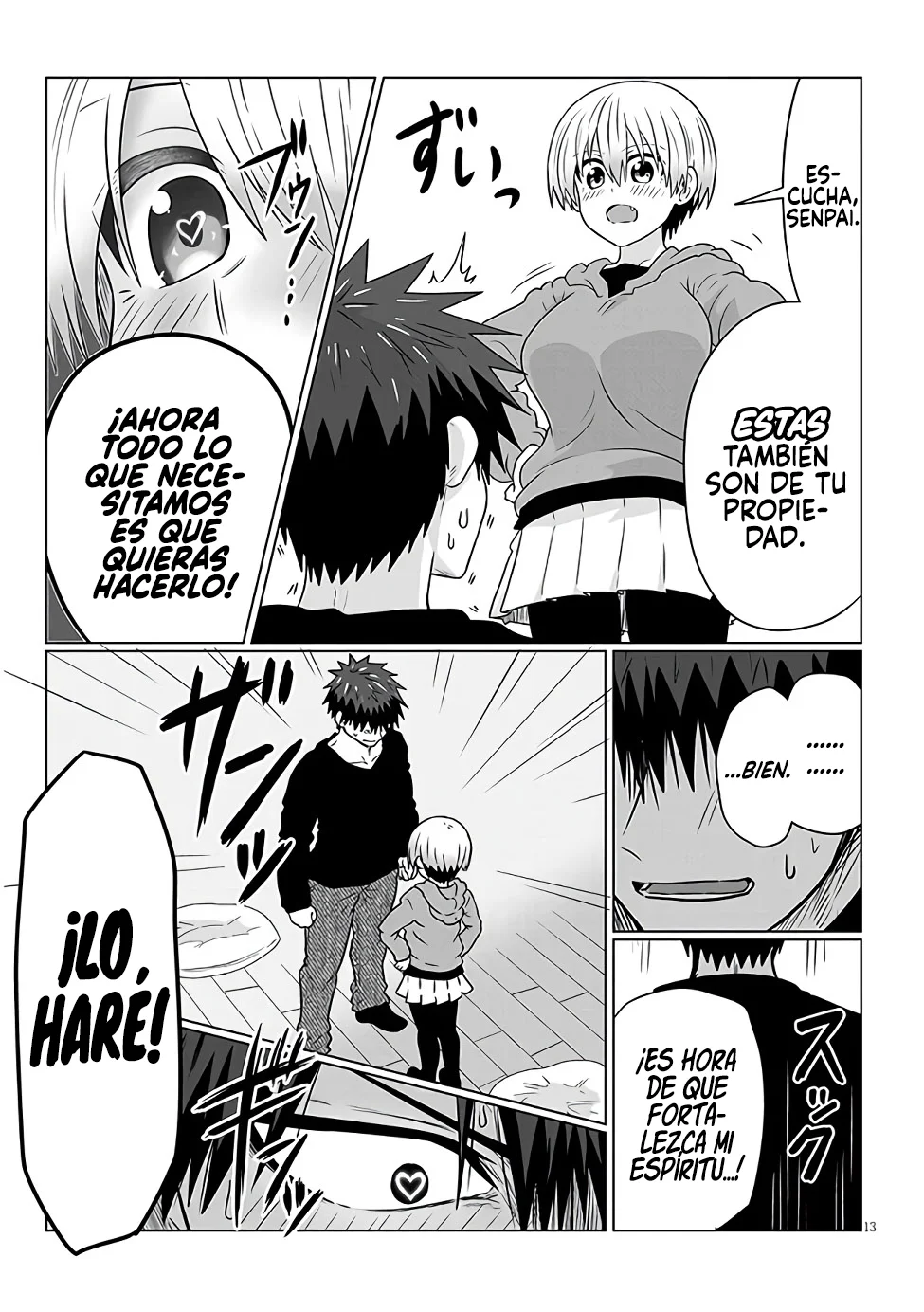 Uzaki-chan wa Asobitai! Capítulo 100 - Página 14 en español