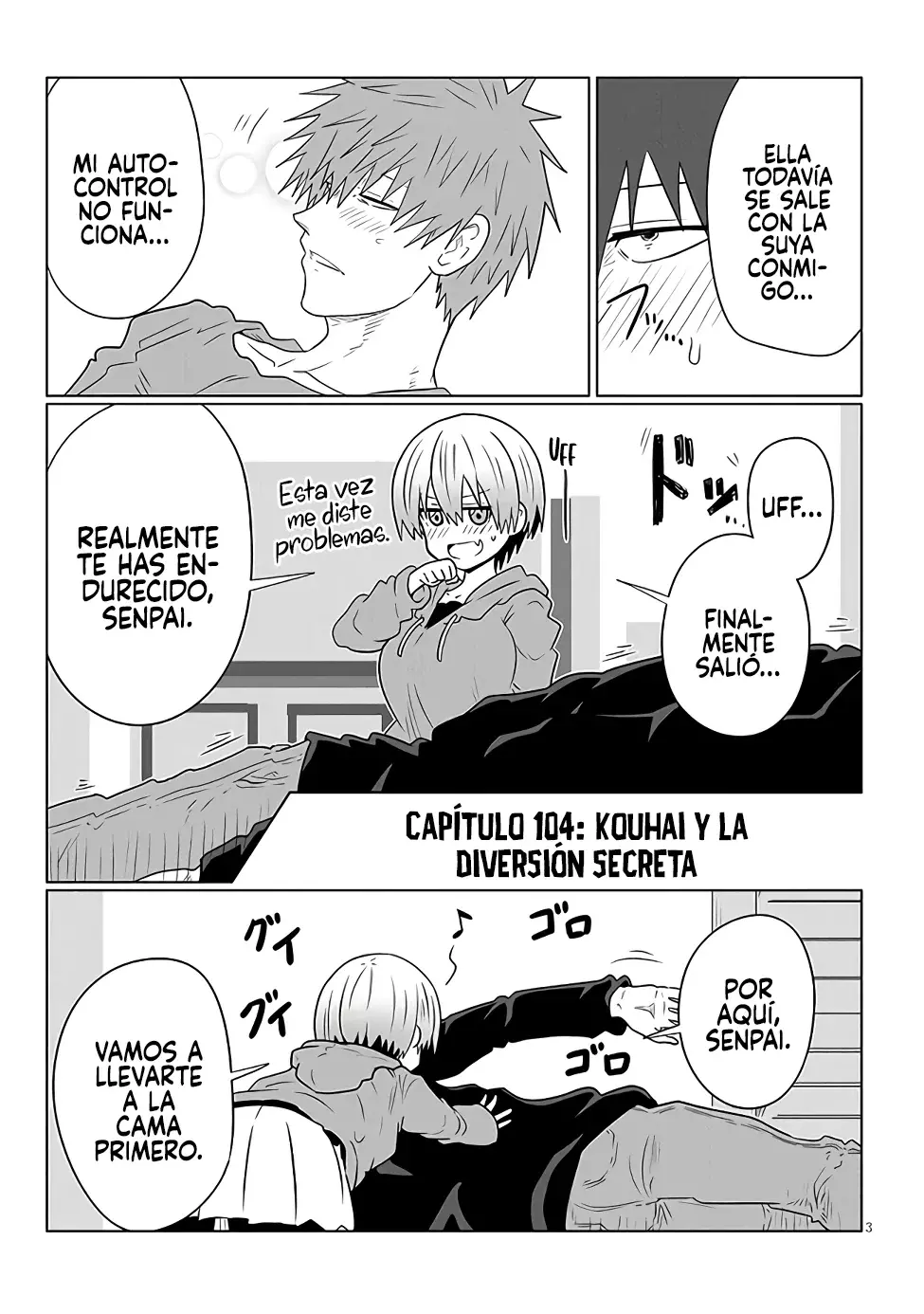 Uzaki-chan wa Asobitai! Capítulo 104 - Página 5 en español