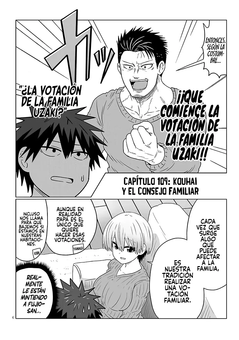Uzaki-chan wa Asobitai! Capítulo 109 - Página 8 en español