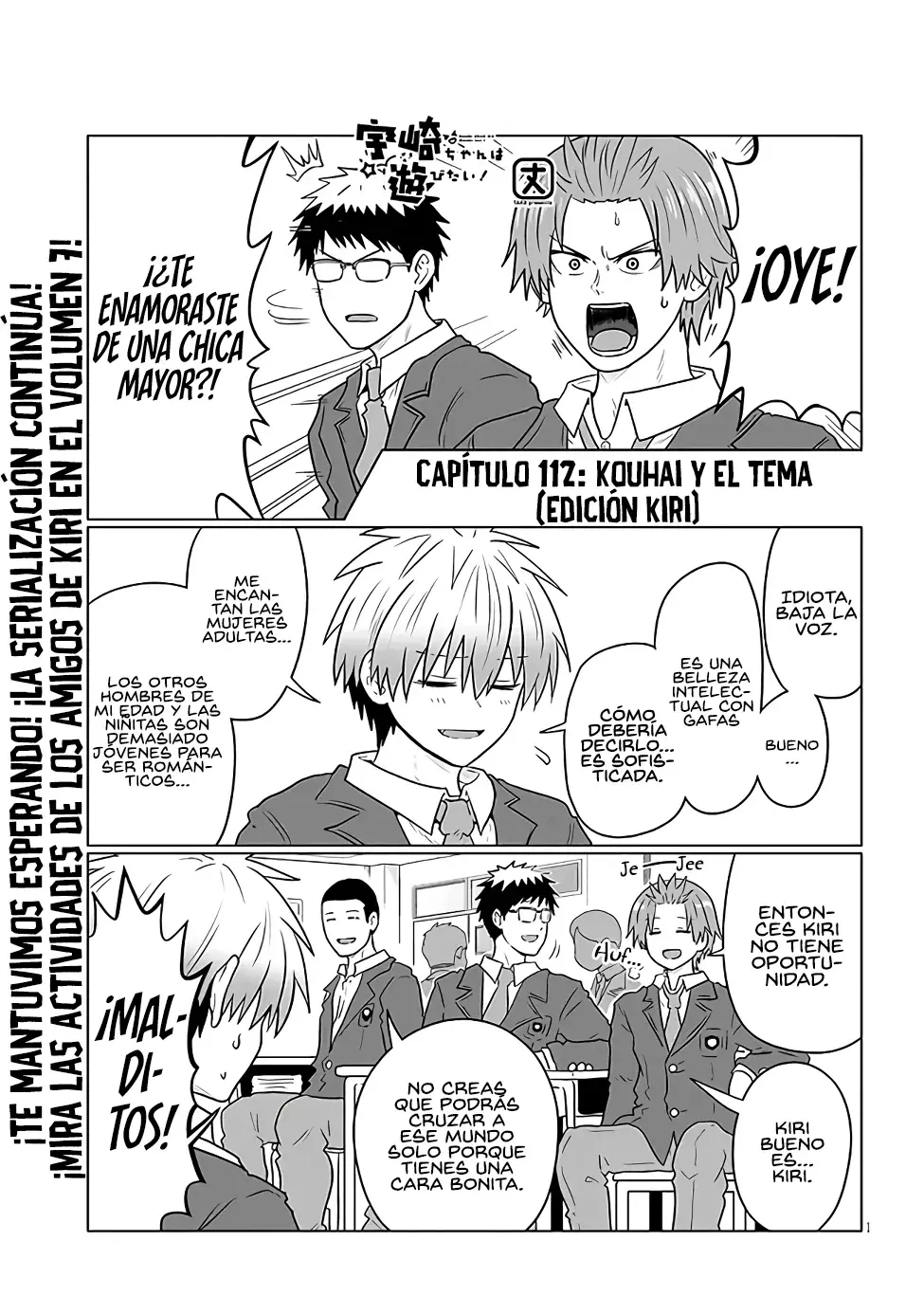 Uzaki-chan wa Asobitai! Capítulo 112 - Página 3 en español