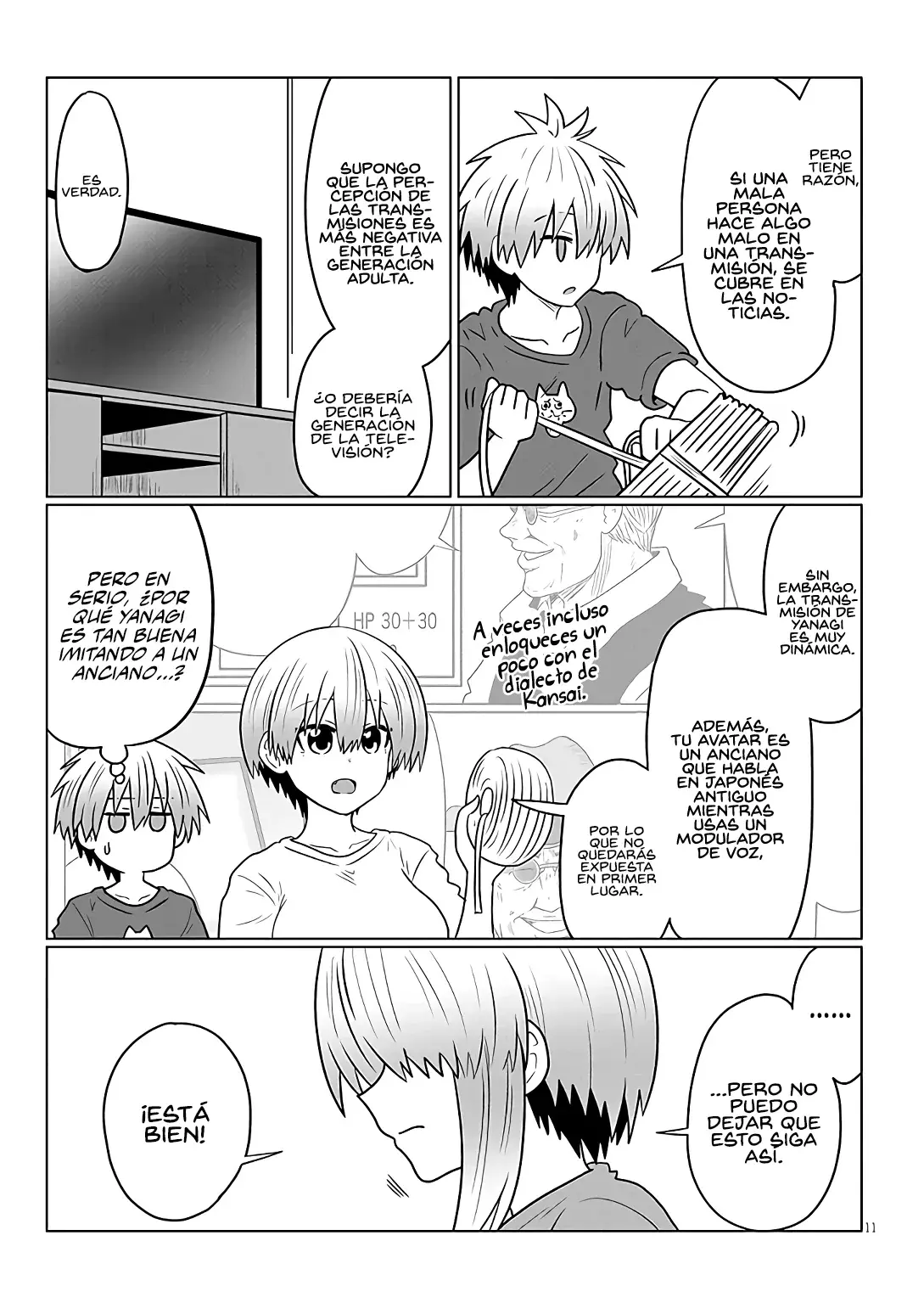 Uzaki-chan wa Asobitai! Capítulo 116 - Página 13 en español