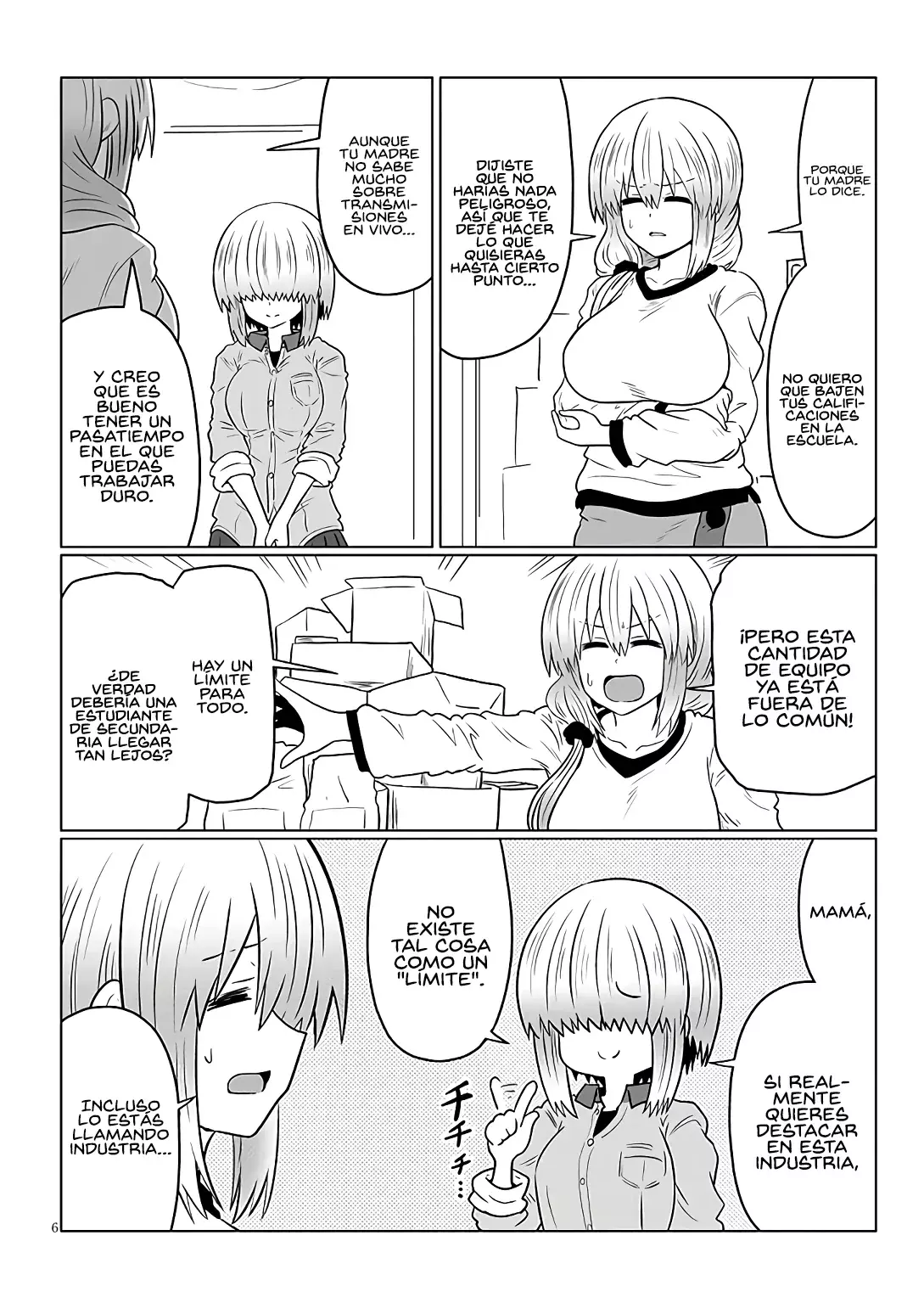Uzaki-chan wa Asobitai! Capítulo 116 - Página 8 en español