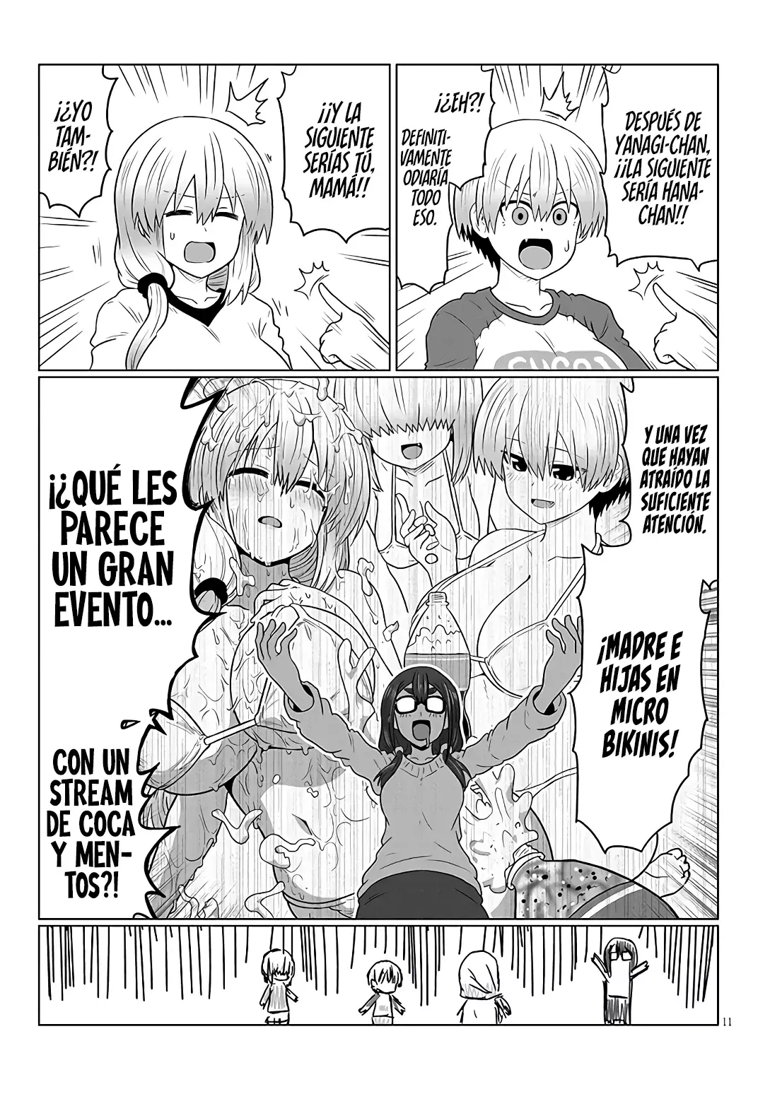 Uzaki-chan wa Asobitai! Capítulo 117 - Página 12 en español