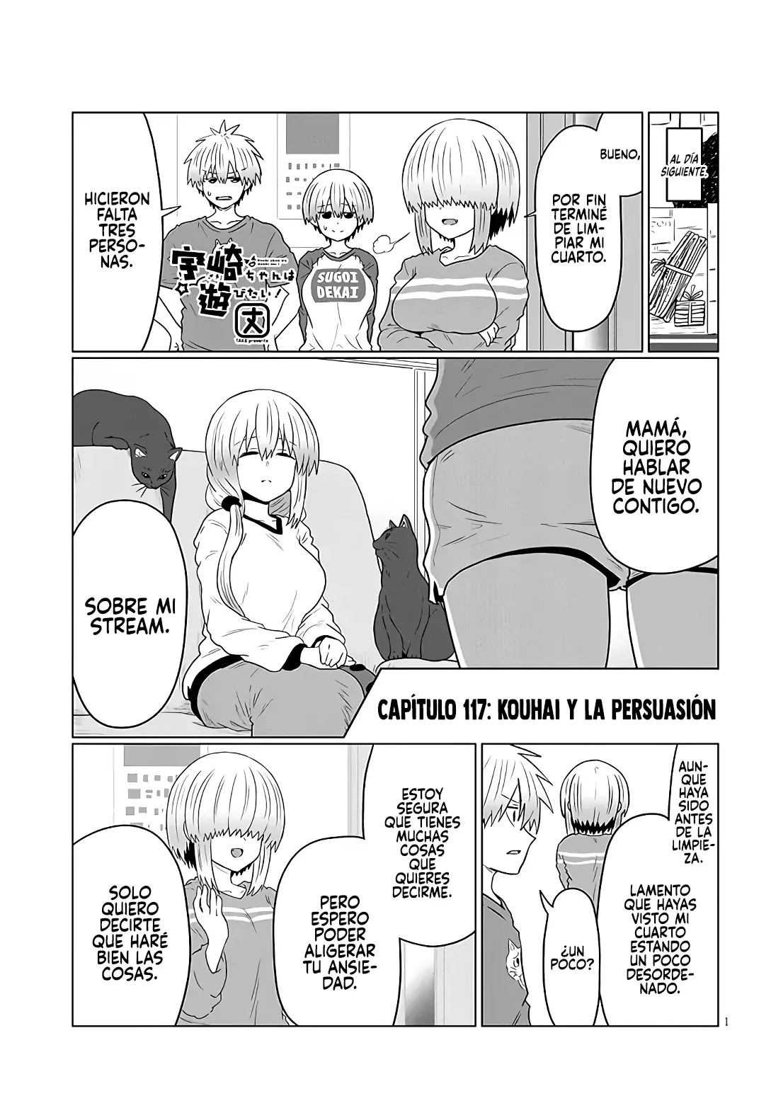 Uzaki-chan wa Asobitai! Capítulo 117 - Página 3 en español