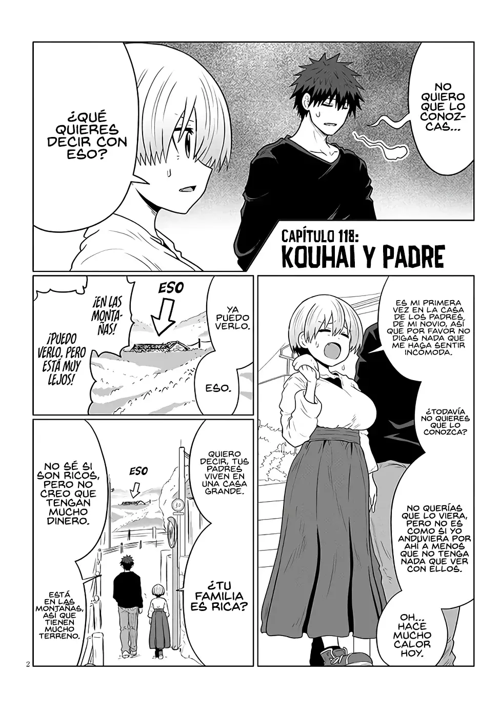 Uzaki-chan wa Asobitai! Capítulo 118 - Página 4 en español