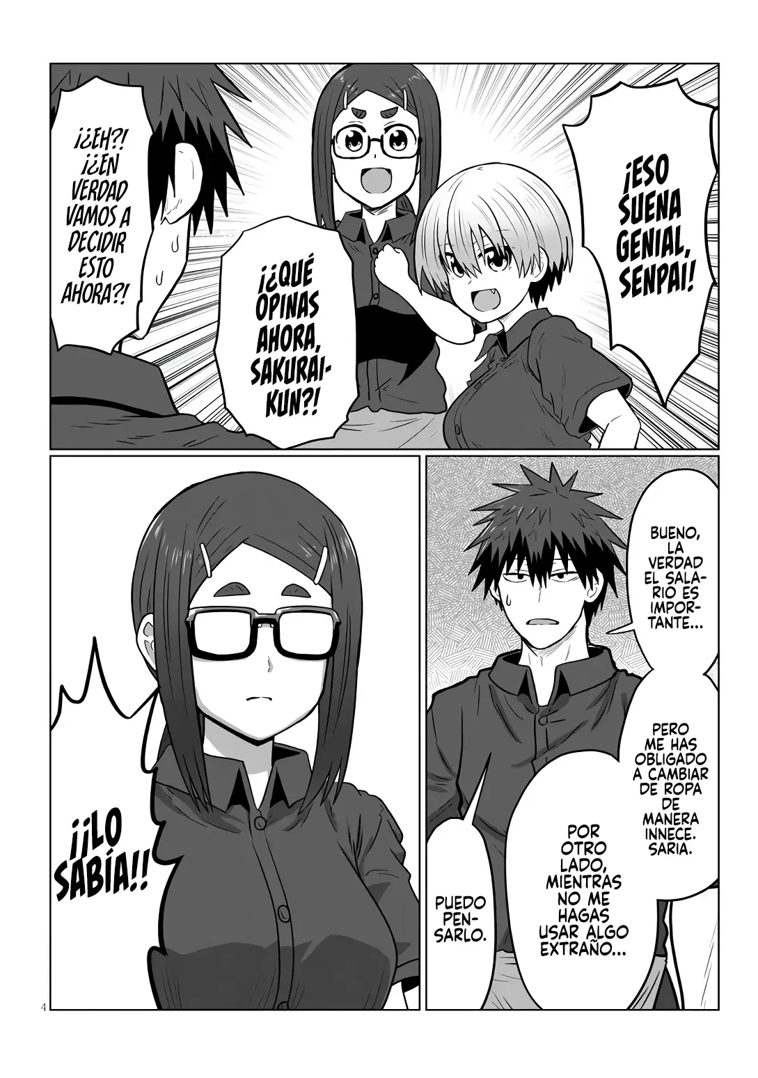Uzaki-chan wa Asobitai! Capítulo 121 - Página 6 en español
