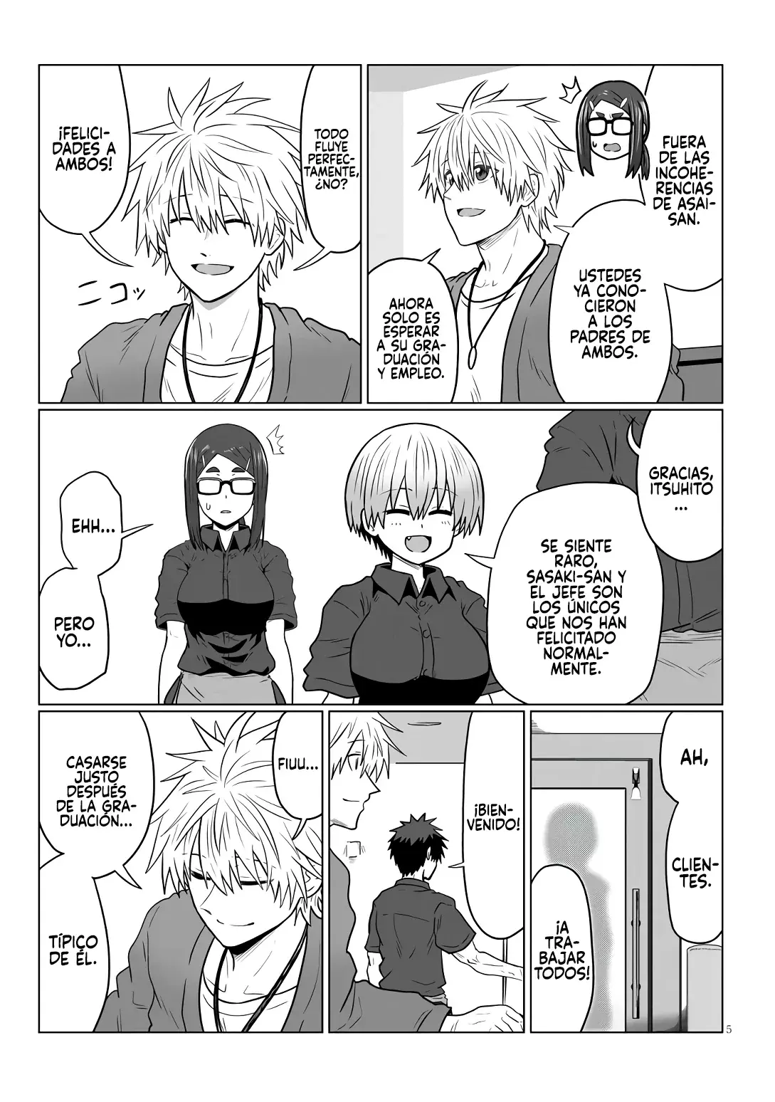 Uzaki-chan wa Asobitai! Capítulo 121 - Página 7 en español
