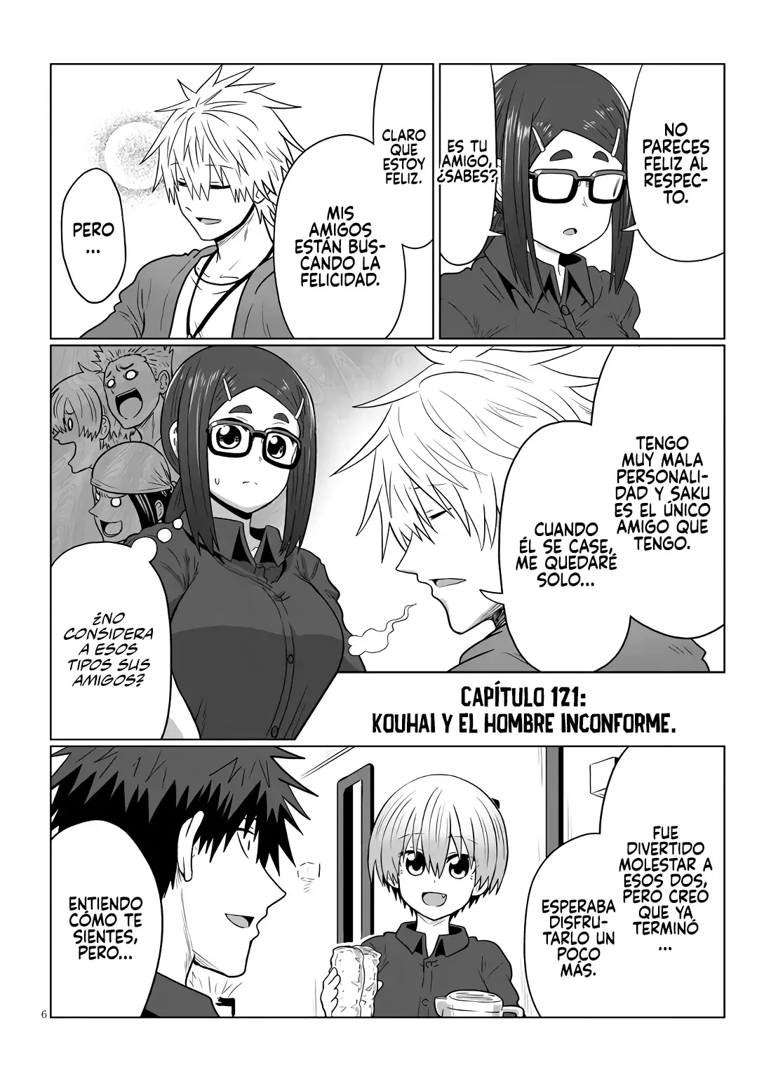 Uzaki-chan wa Asobitai! Capítulo 121 - Página 8 en español