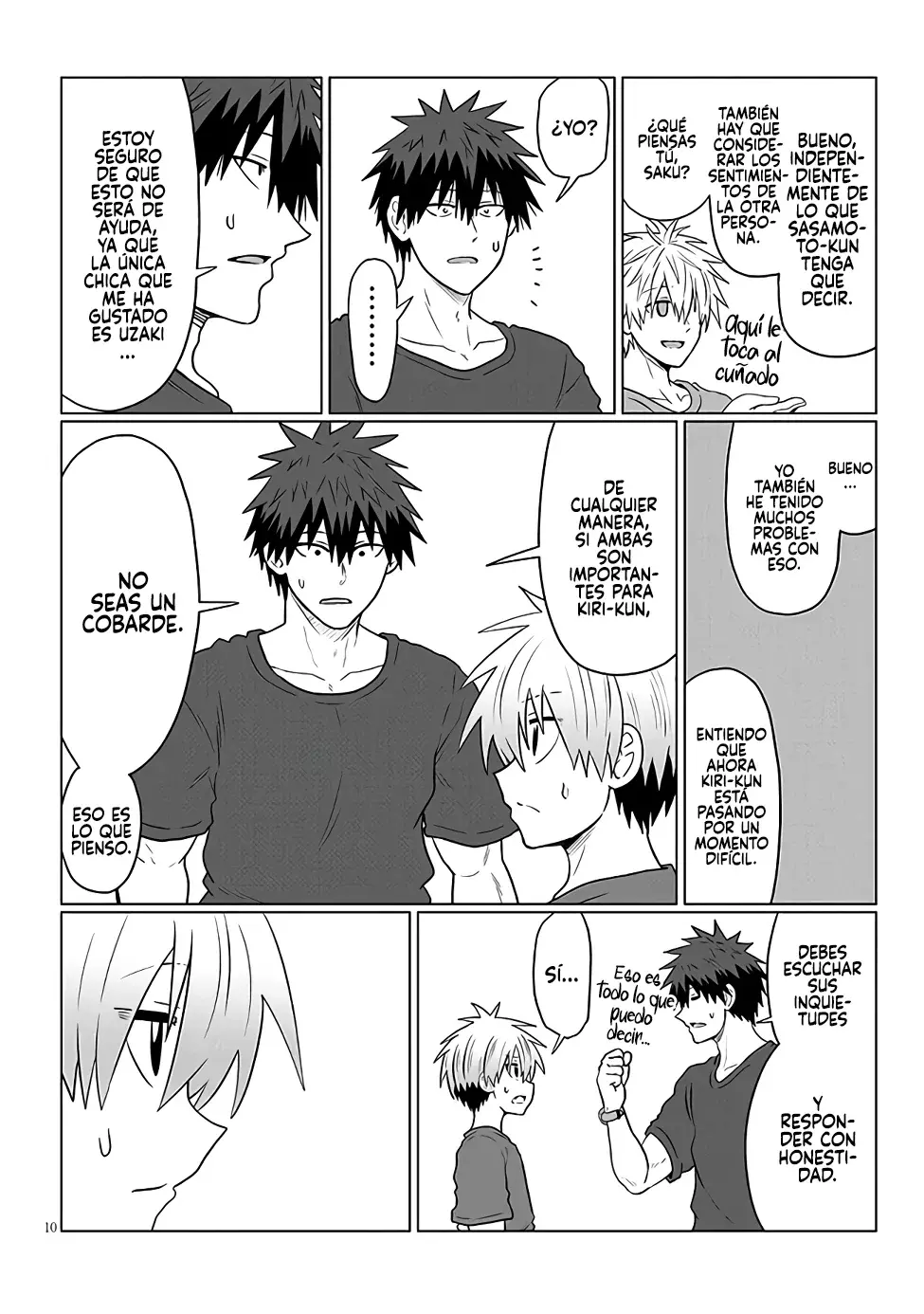 Uzaki-chan wa Asobitai! Capítulo 123 - Página 12 en español