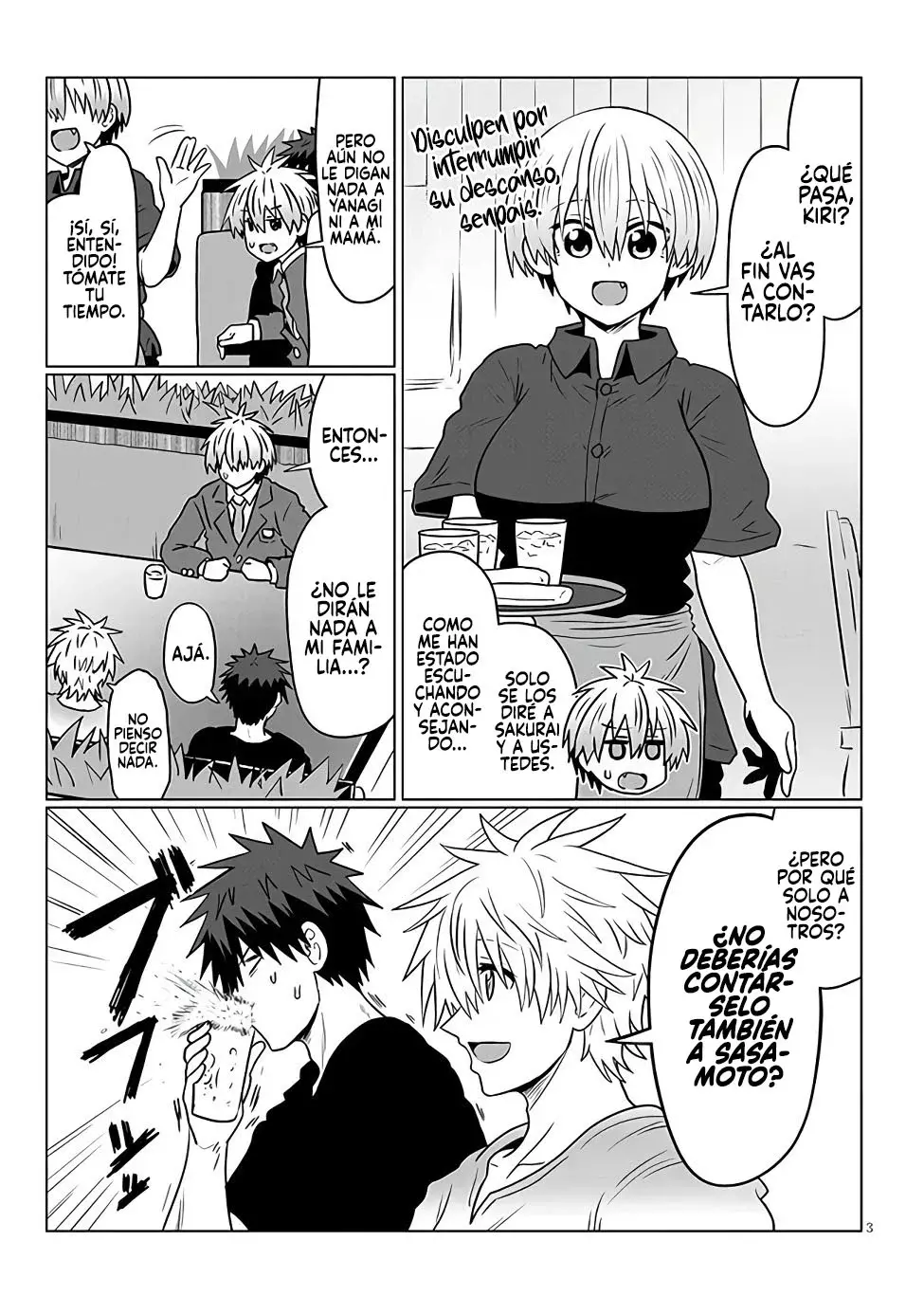 Uzaki-chan wa Asobitai! Capítulo 124 - Página 5 en español