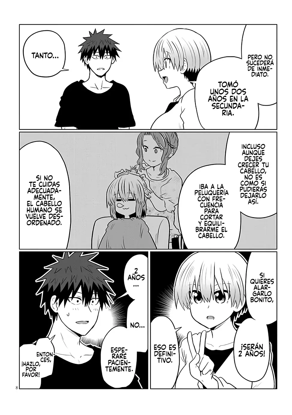 Uzaki-chan wa Asobitai! Capítulo 125 - Página 10 en español