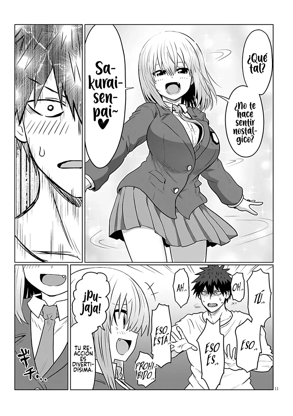 Uzaki-chan wa Asobitai! Capítulo 125 - Página 13 en español
