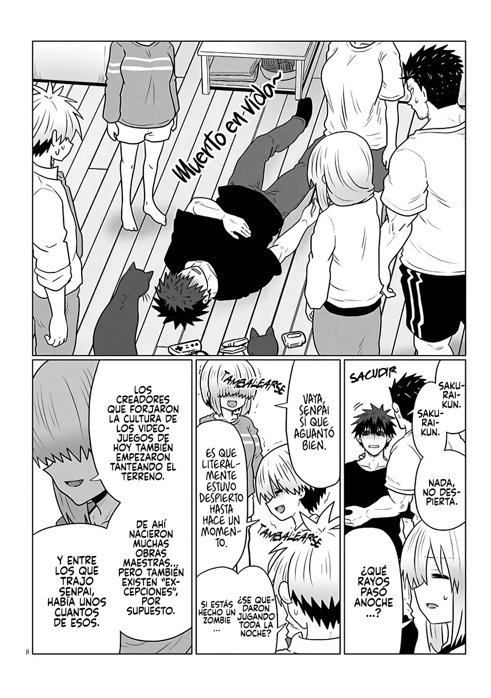 Uzaki-chan wa Asobitai! Capítulo 126 - Página 10 en español
