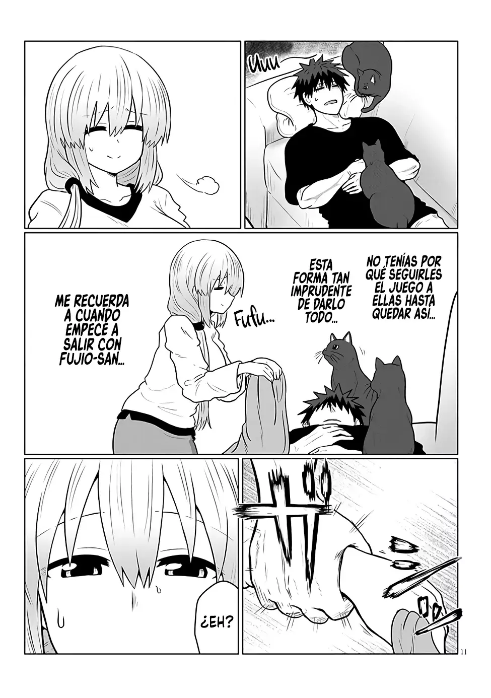 Uzaki-chan wa Asobitai! Capítulo 126 - Página 13 en español