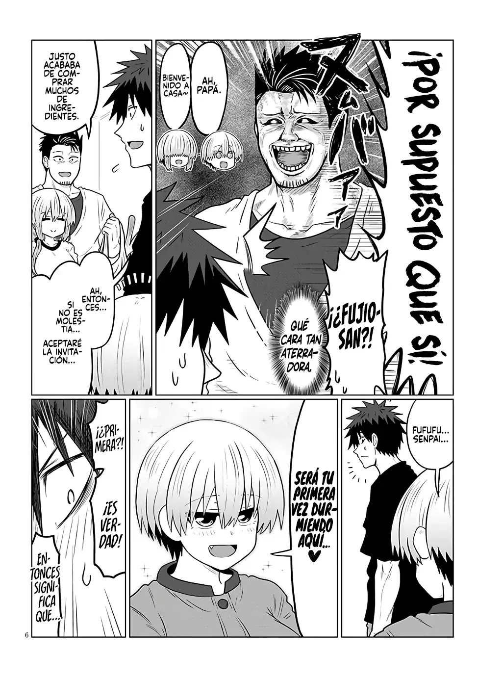 Uzaki-chan wa Asobitai! Capítulo 126 - Página 8 en español